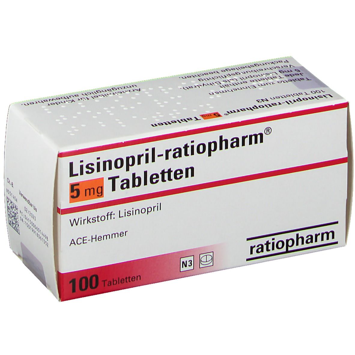 Lisinopril-ratiopharm® 5 mg