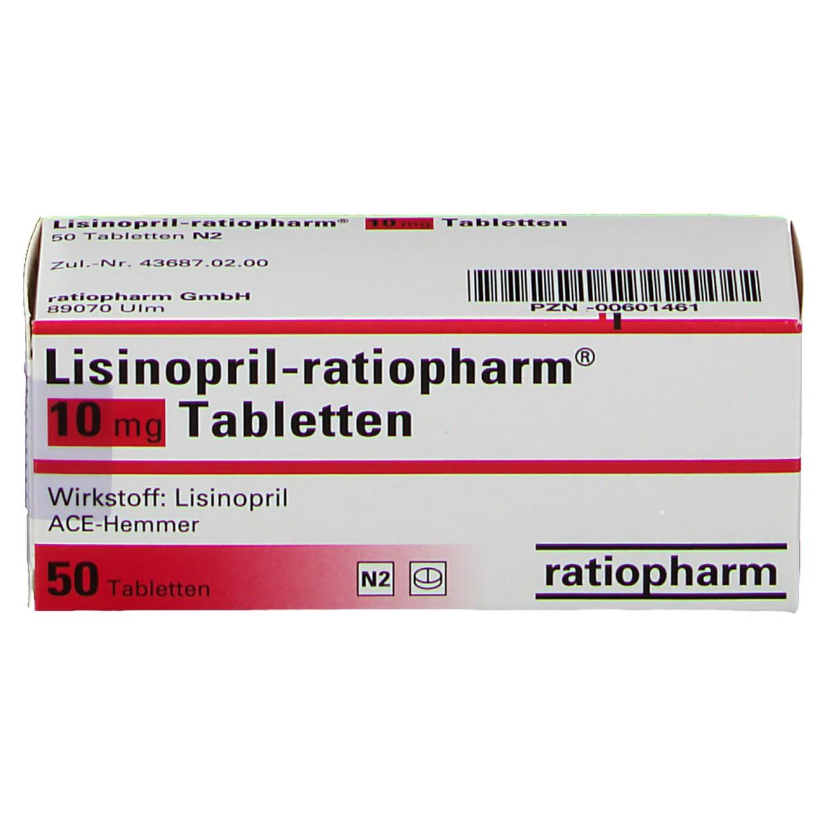 Lisinopril-ratiopharm® 10 mg