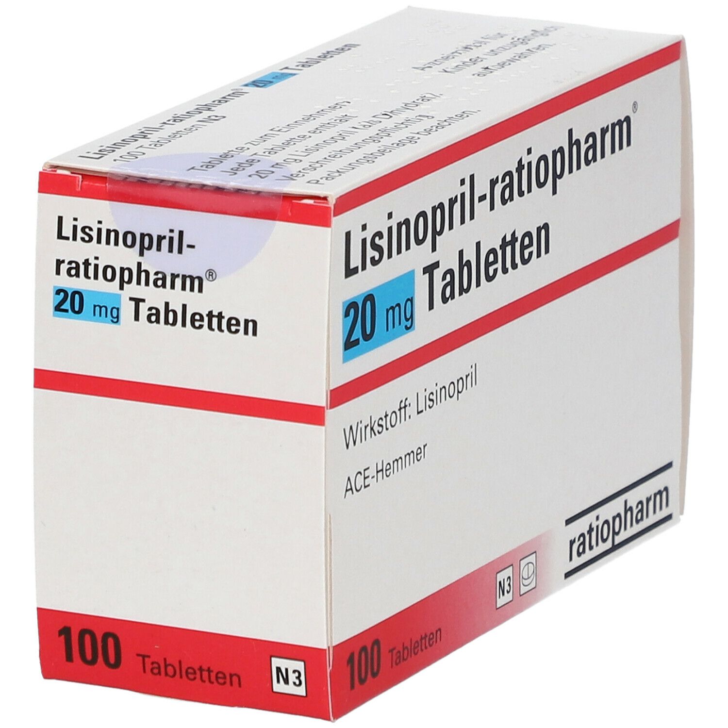 Lisinopril-ratiopharm® 20 mg