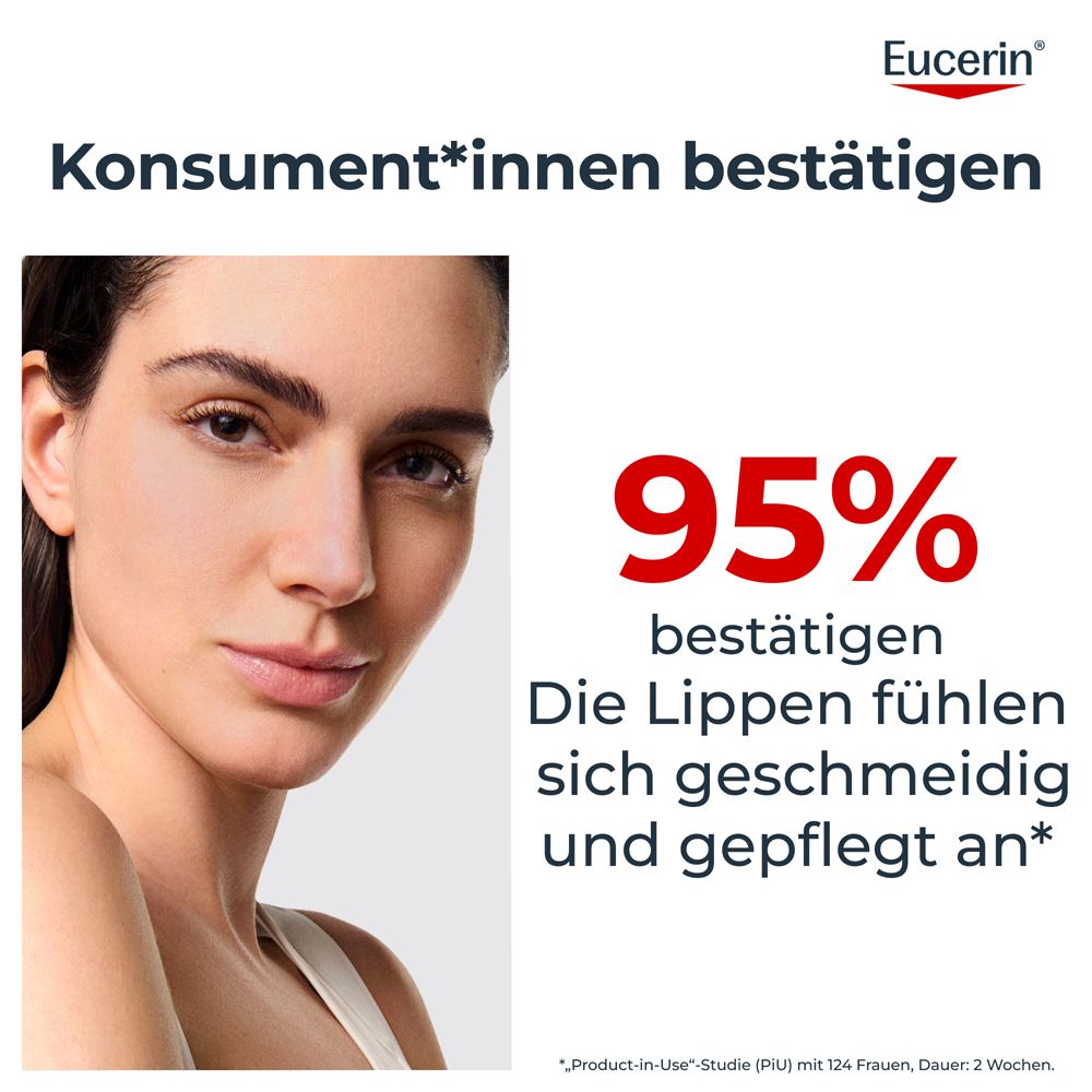 95% bestätigen: Lippen fühlen sich geschmeidig und gepflegt an.
