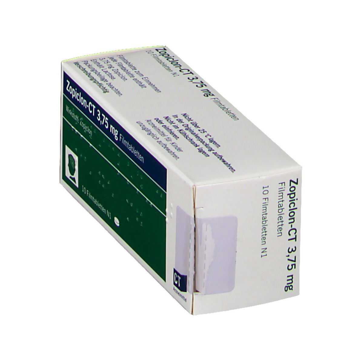 Zopiclon-Ct 3,75 mg Filmtabletten 10 St