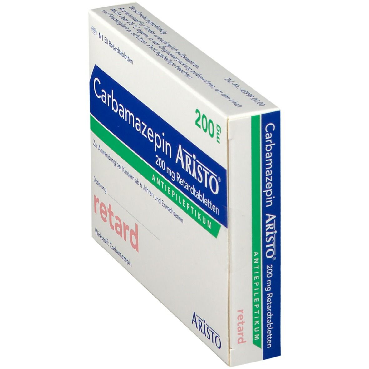 Carbamazepin Aristo 200 mg Retardtabletten 100 St Retard-Tabletten