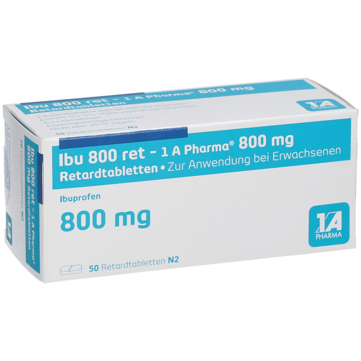 Ibu 800 1A Pharma® 50 St mit dem ERezept kaufen Shop Apotheke