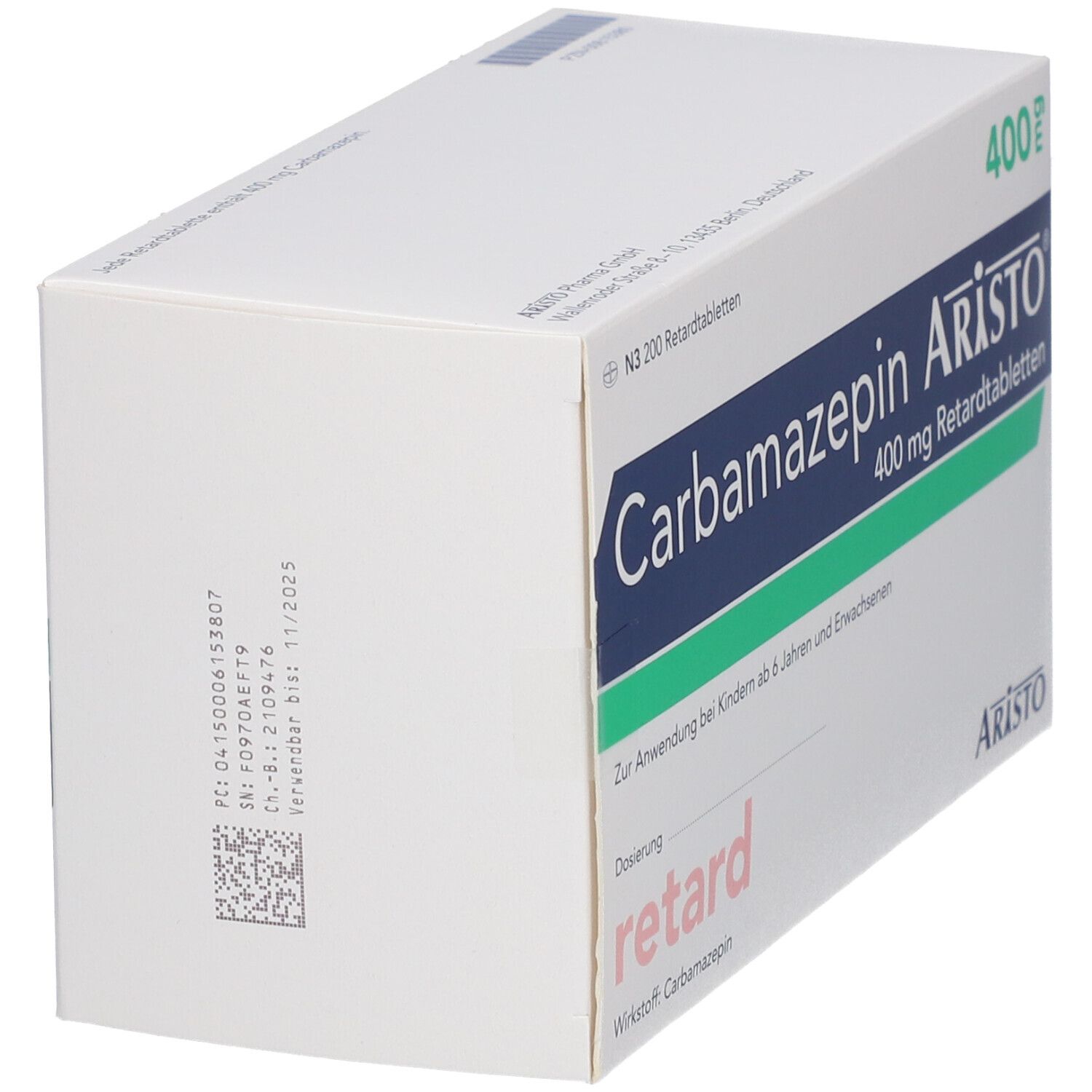 Carbamazepin Aristo® 400 mg retard