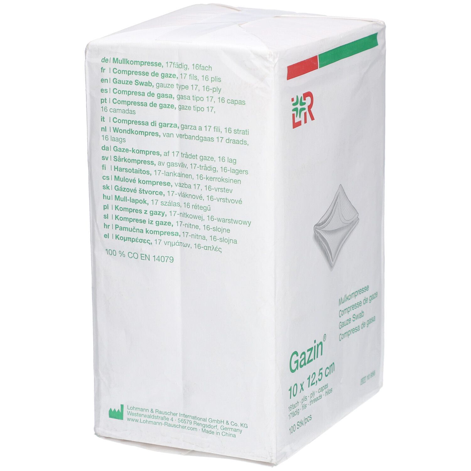 Gazin® Kompressen 10x12,5 cm 16-fach steril