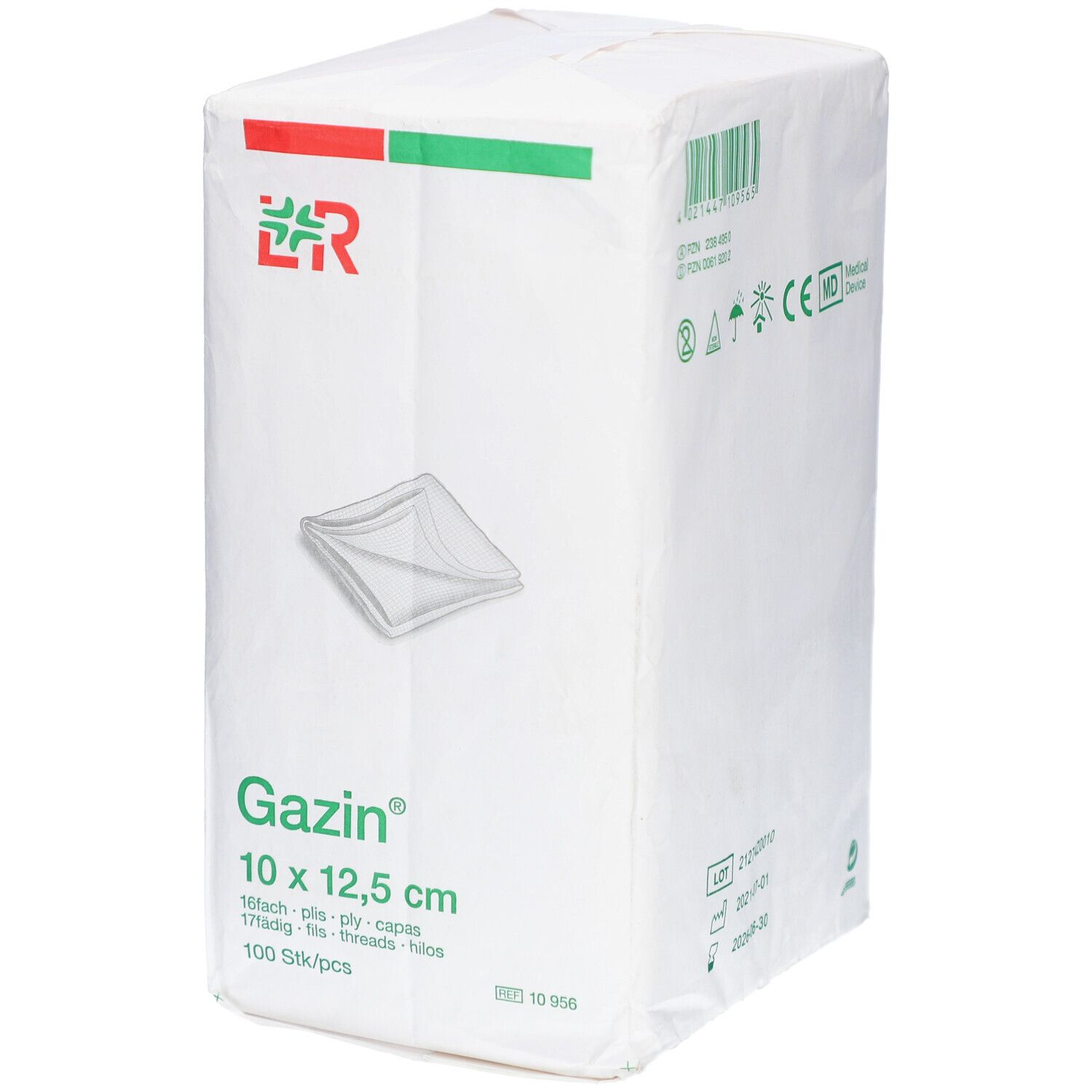 Gazin® Kompressen 10x12,5 cm 16-fach steril