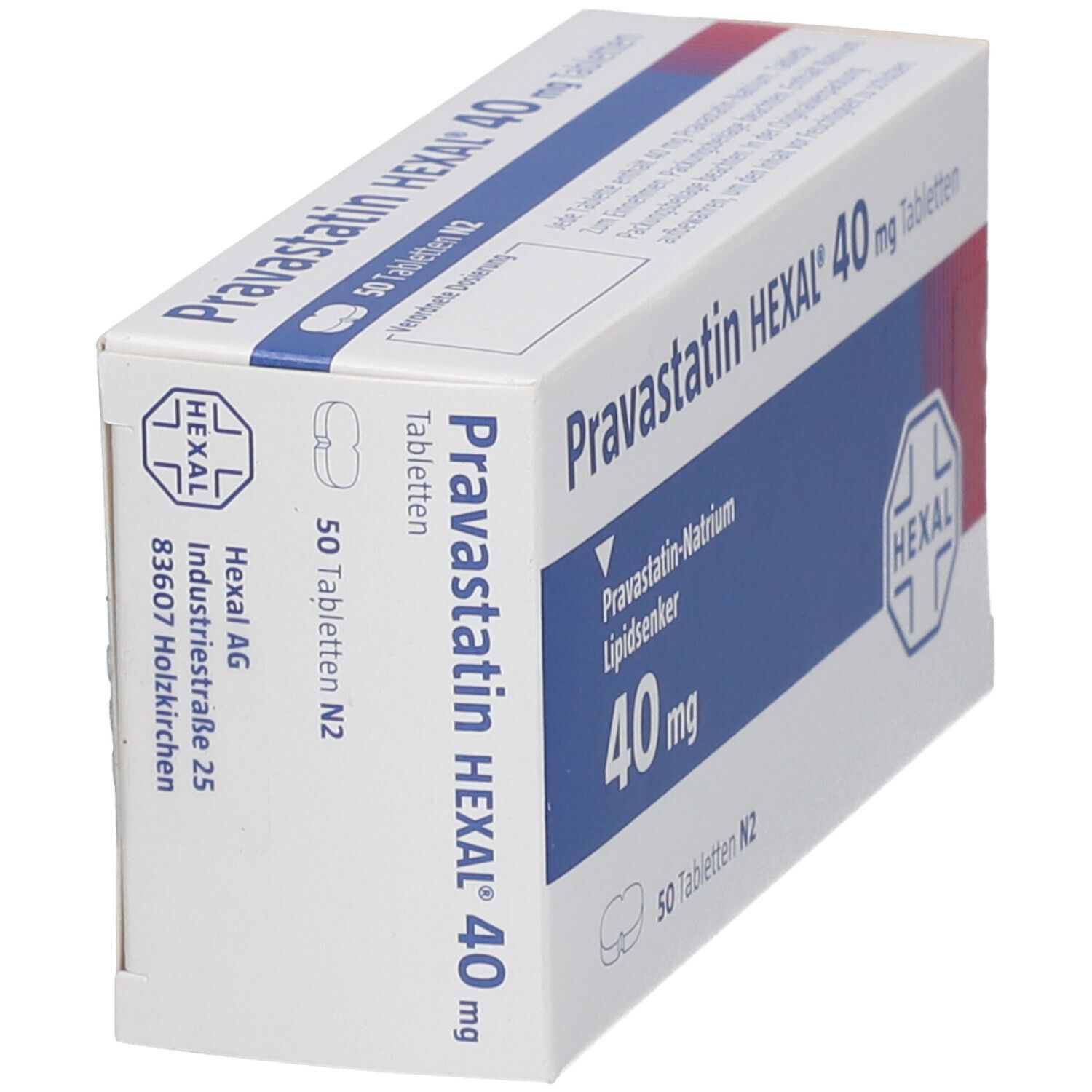 Pravastatin Hexal 40 mg Tabletten 100 St