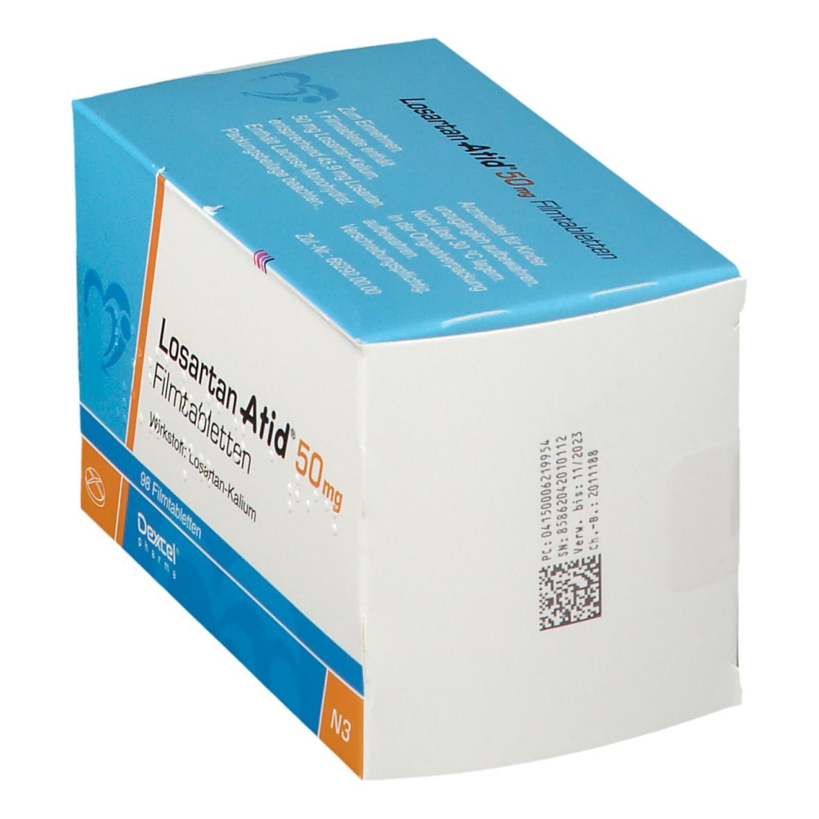 Losartan Atid 50 mg Filmtabletten 98 St