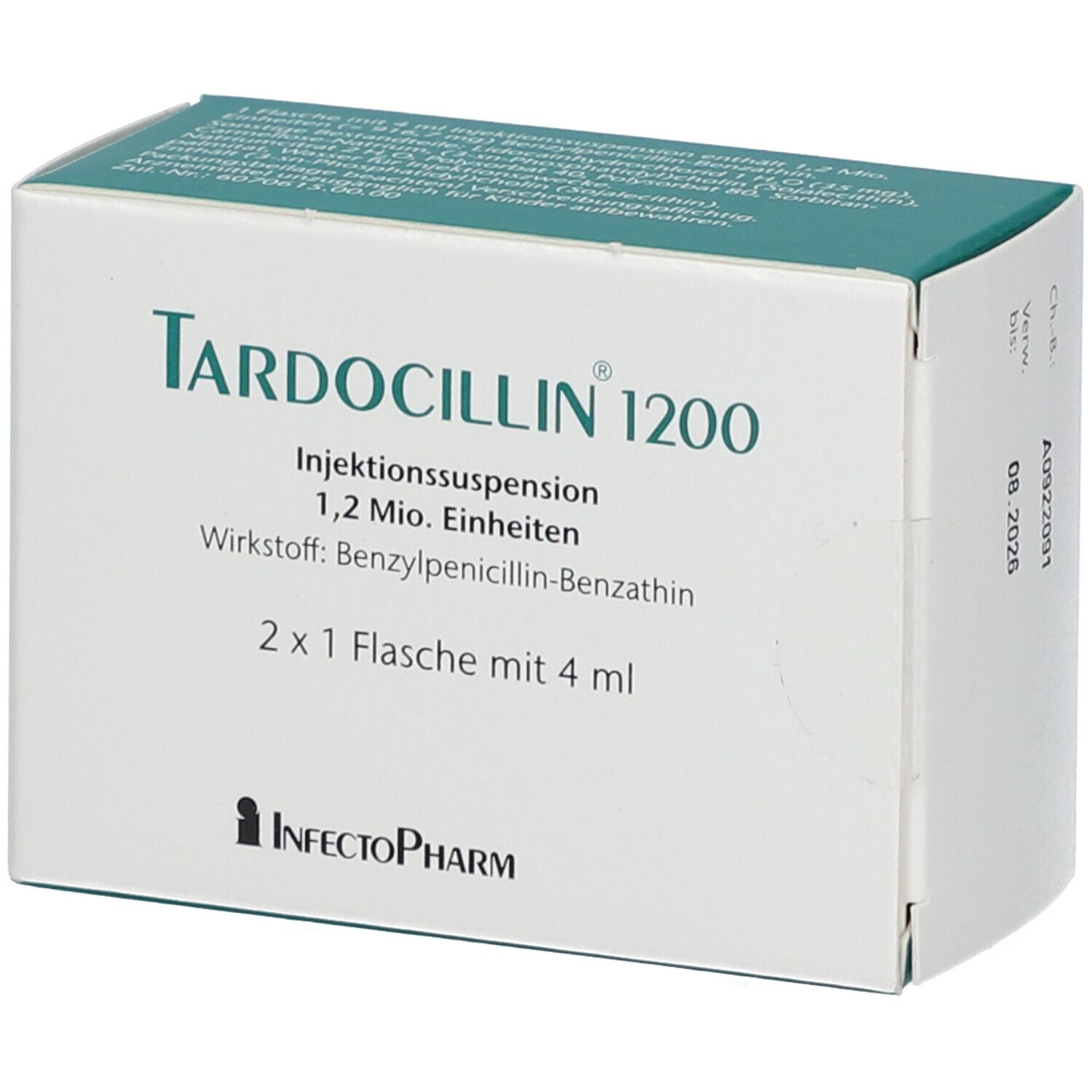 Tardocillin 1200 spritzfertige Suspension 2x4 ml Injektionssuspension