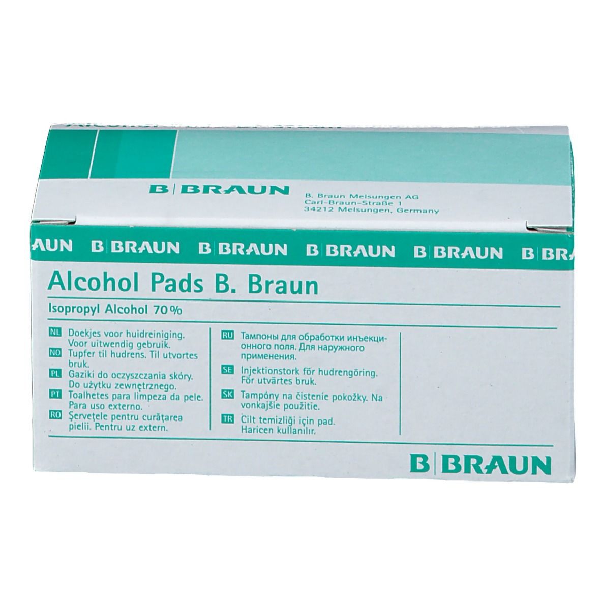 Alcohol Pads B. Braun Alkoholtupfer