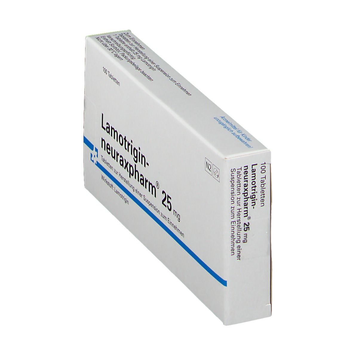 LAMOTRIGIN-neuraxpharm 25 mg Tab.z.H.Susp.z.Einn. 100 St Tablette zur Herstellung einer Susp. zum Einnehmen