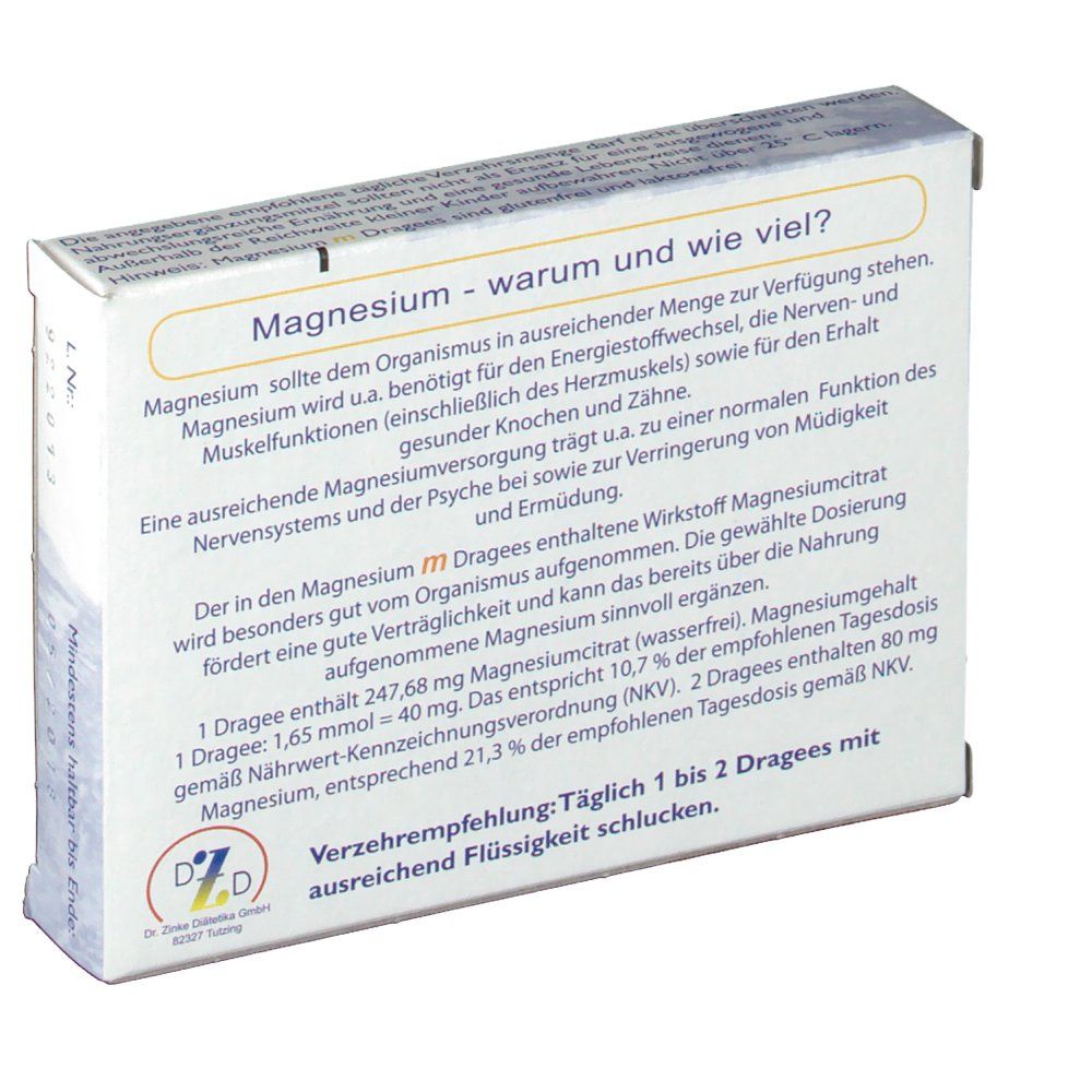 Magnesium M Dragees