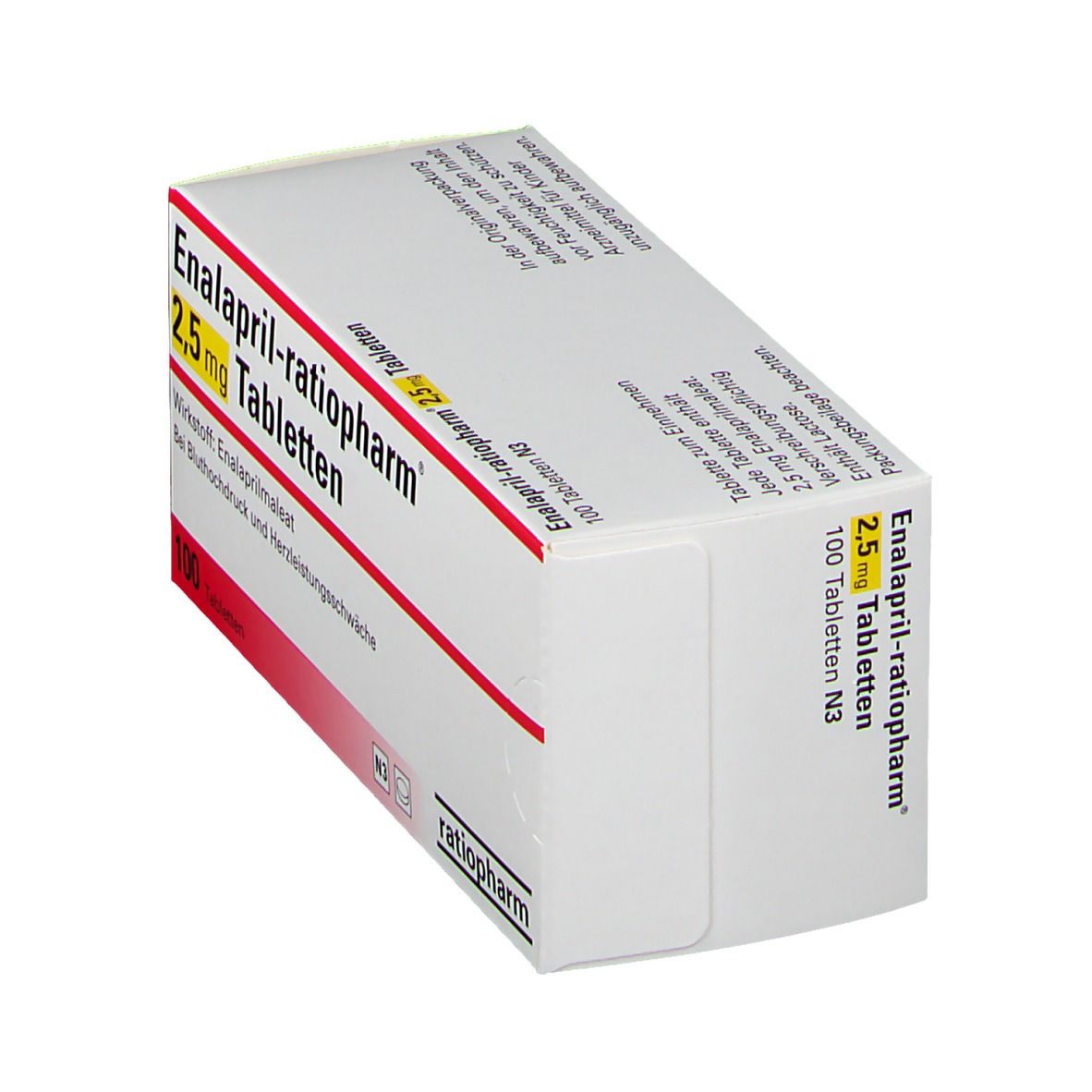 Enalapril-ratiopharm® 2,5 mg