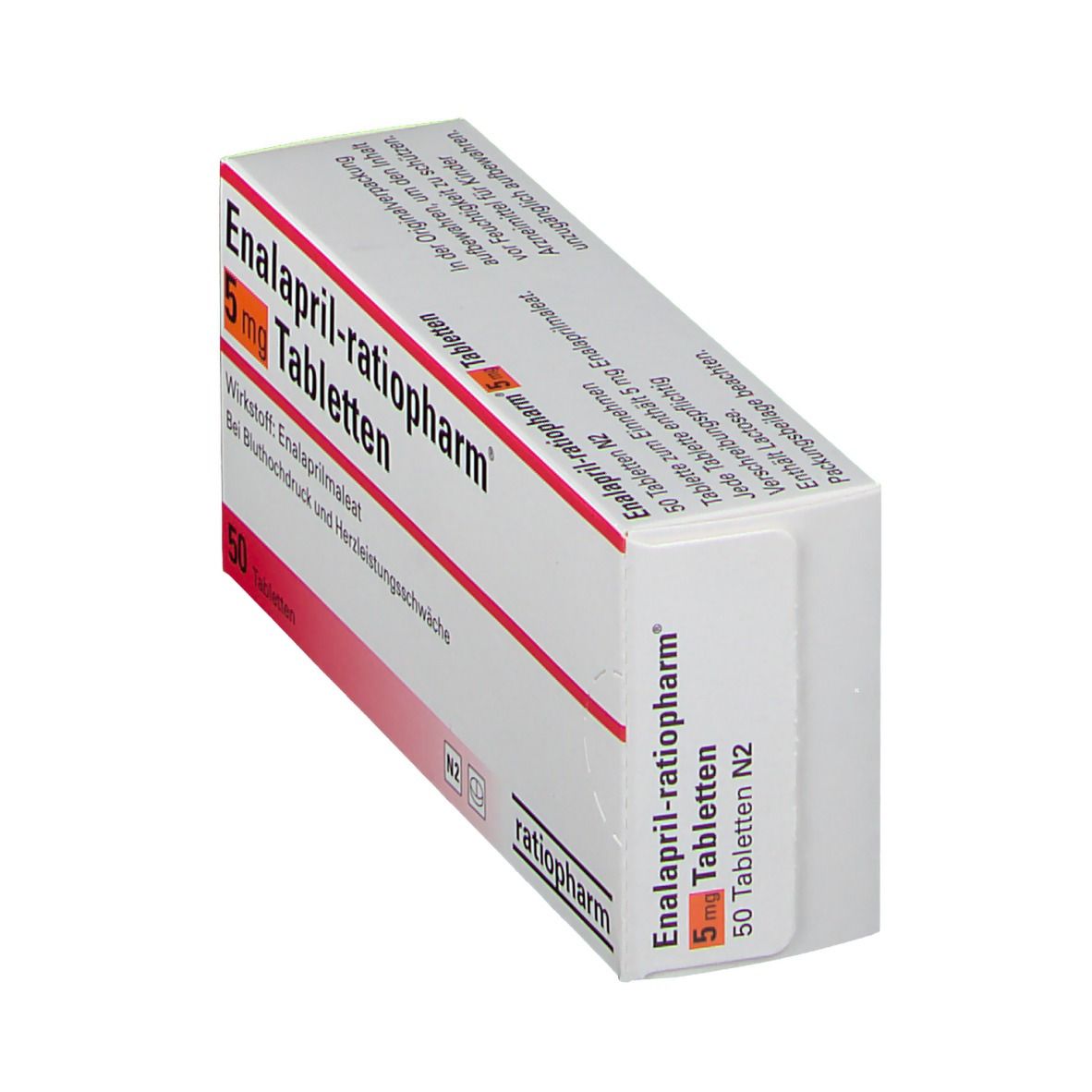 ENALAPRIL-ratiopharm 5 mg Tabletten 50 St