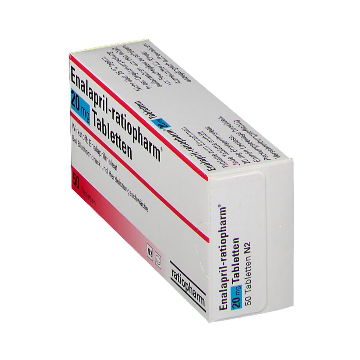 ENALAPRIL-ratiopharm 20 mg Tabletten 50 St