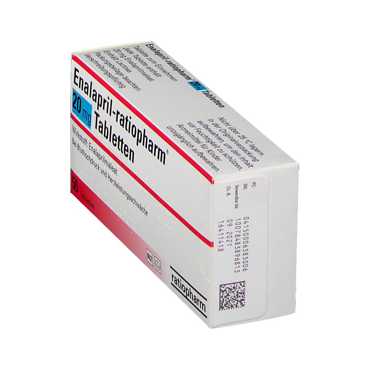 Enalapril-ratiopharm® 20 mg