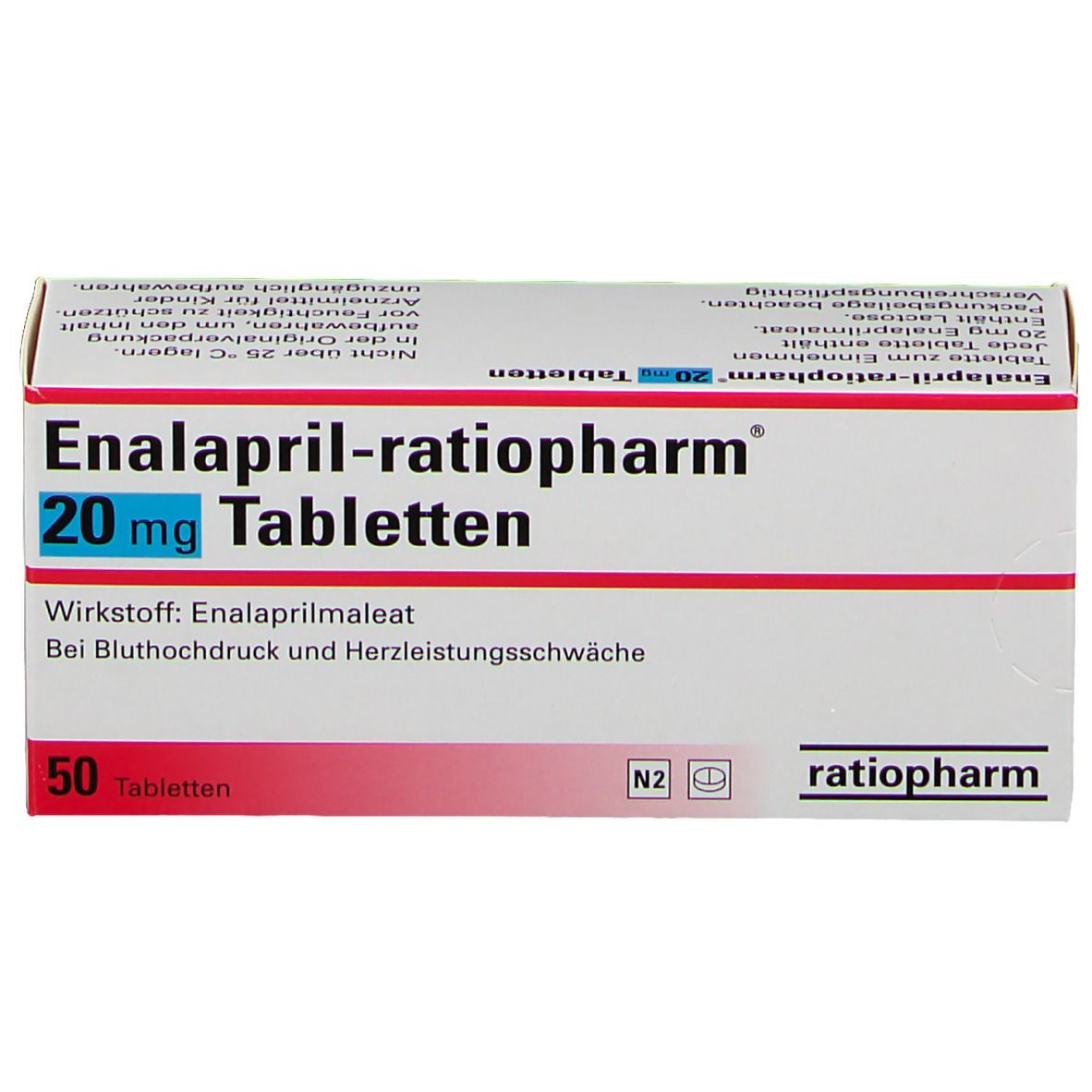 Enalapril-ratiopharm® 20 mg