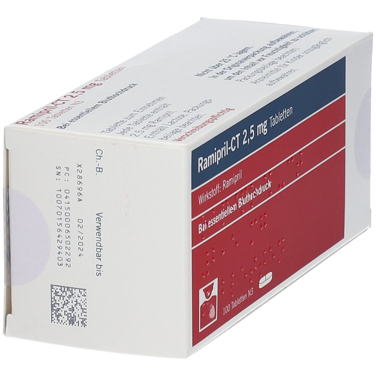 Ramipril-Ct 2,5 mg Tabletten 100 St