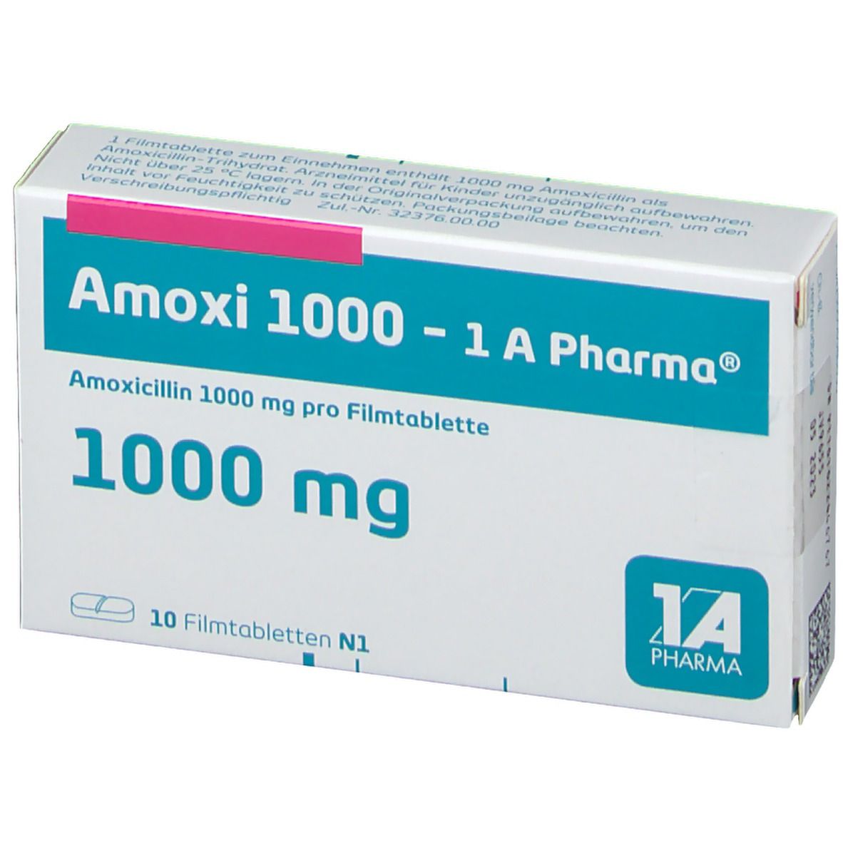 Amoxi 1000 1A Pharma® 10 St mit dem E-Rezept kaufen - SHOP APOTHEKE