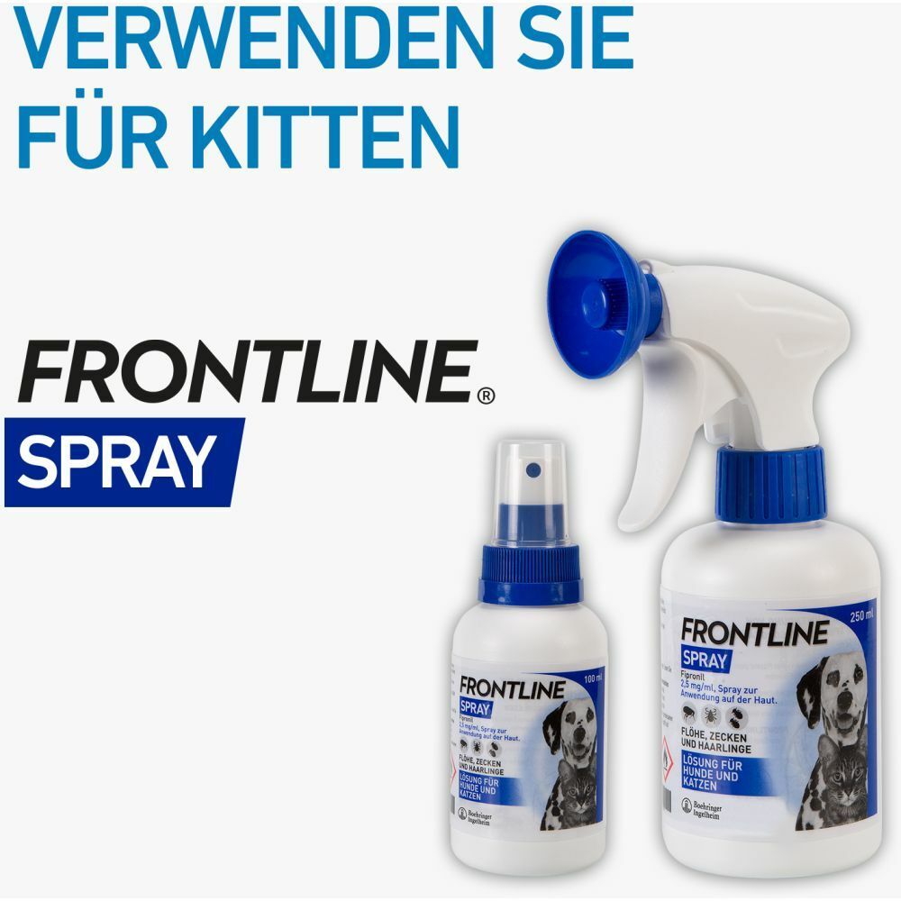 FRONTLINE® Spray gegen Zecken und Flöhe bei Hund und Katze 100 ml