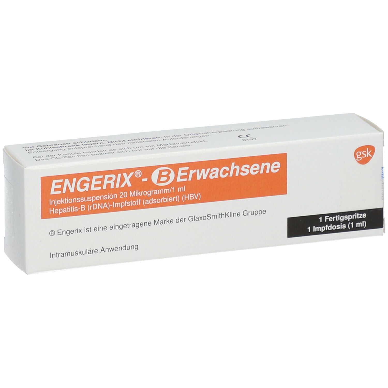 Engerix-B Erwachsene 1 St Mit Dem E-Rezept Kaufen - Shop Apotheke