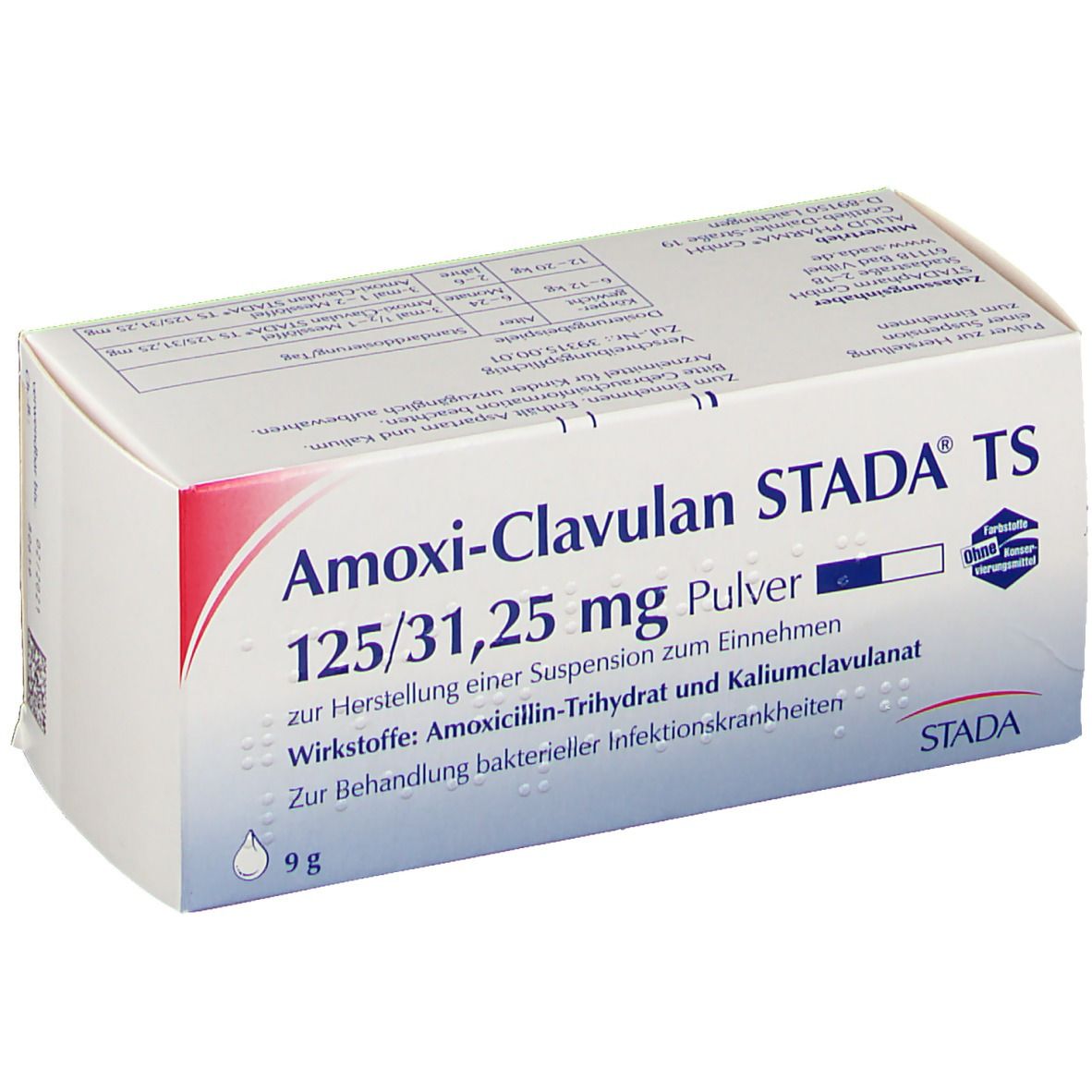 Amoxi-Clavulan STADA® TS 125/31,25 mg Pulver
