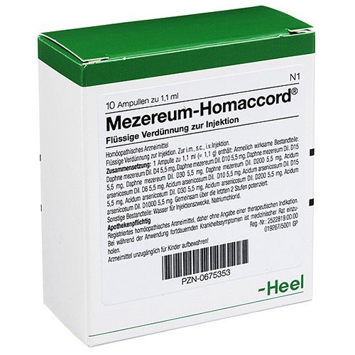 Mezereum Homaccord Ampullen 10 St