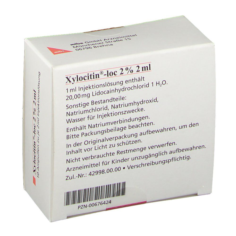 Xylocitin®-loc 2% 2 ml
