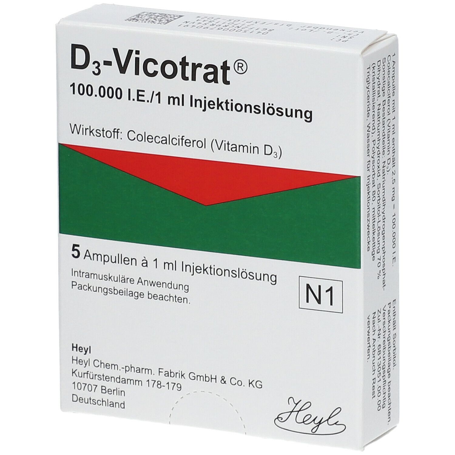 Vitamin D Ampulle im x 5 Injektionen 