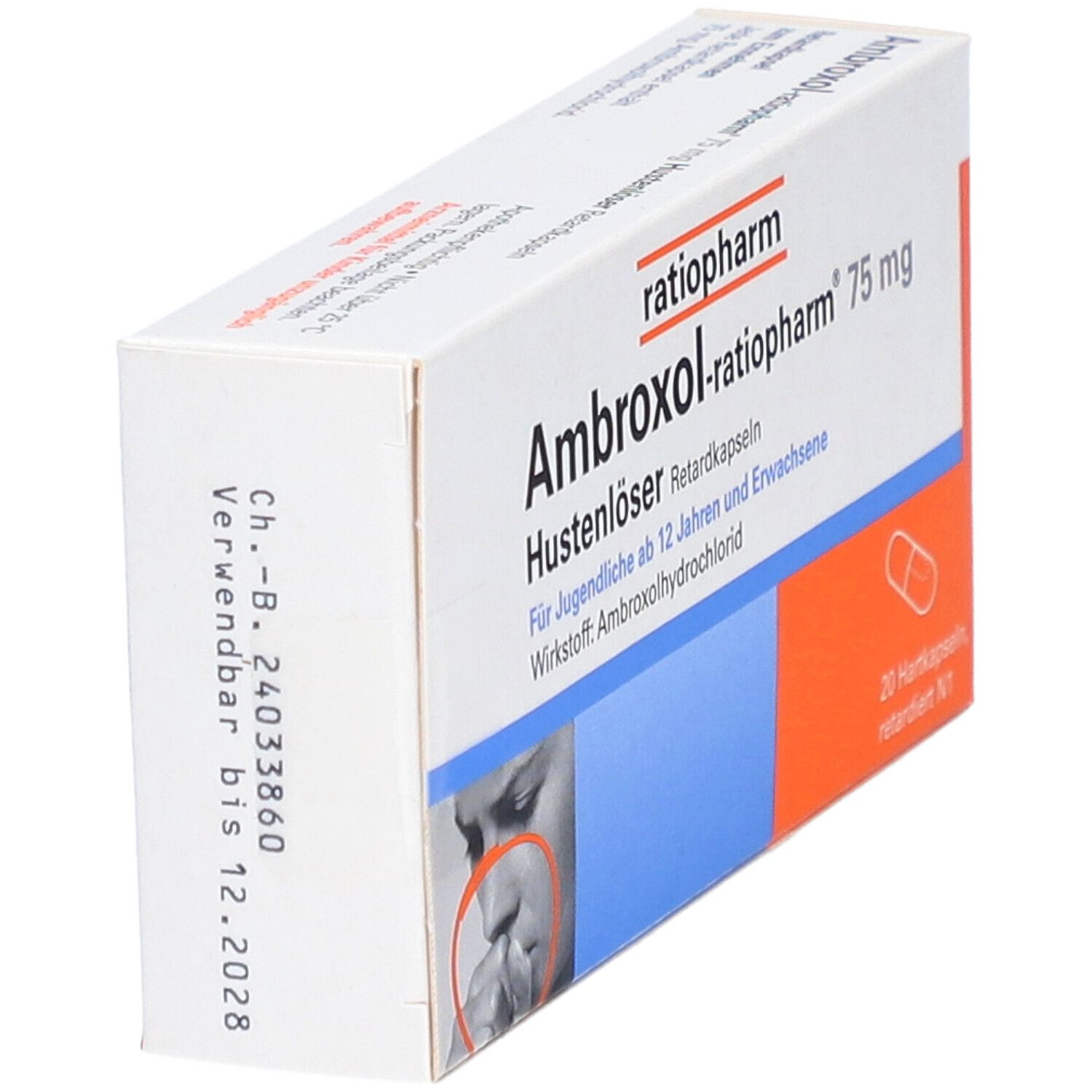 AMBROXOL-ratiopharm 75 mg Hustenlöser Retardkaps. 20 St Retard-Kapseln