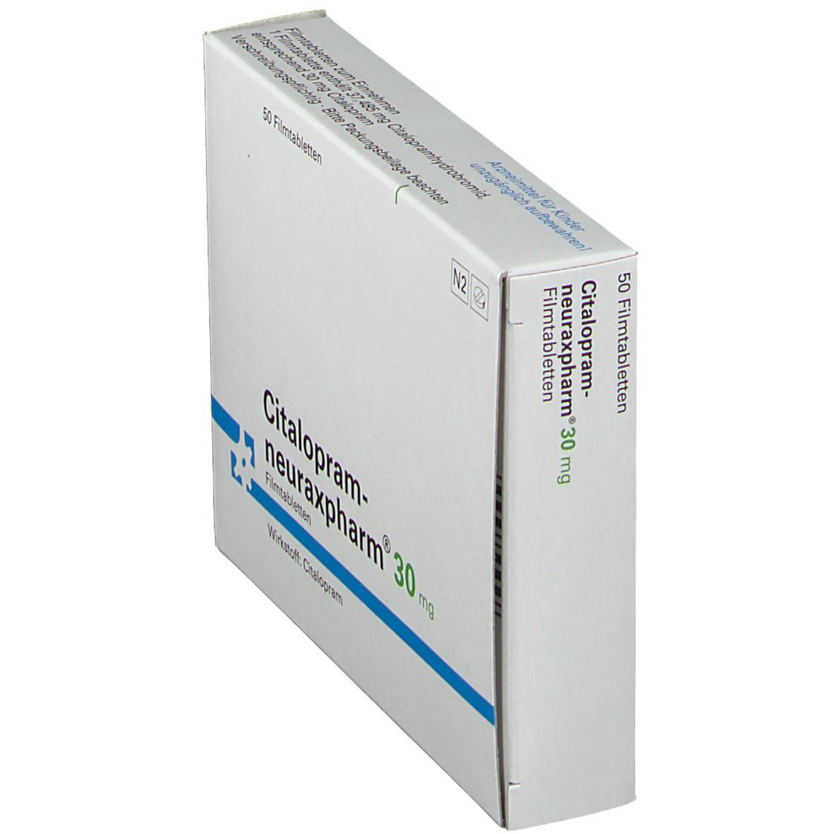 CITALOPRAM-neuraxpharm 30 mg Filmtabletten 50 St