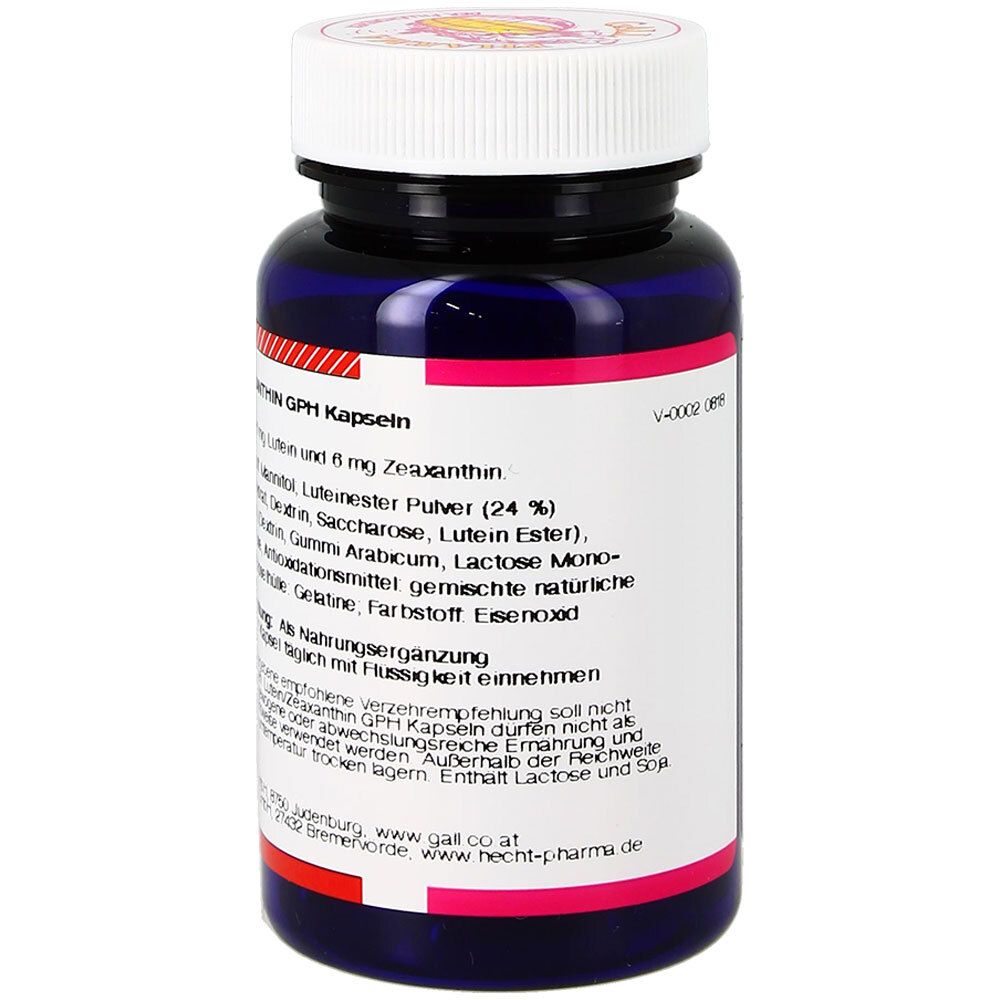 GALL PHARMA Lutein Zeaxanthin GPH Kapseln