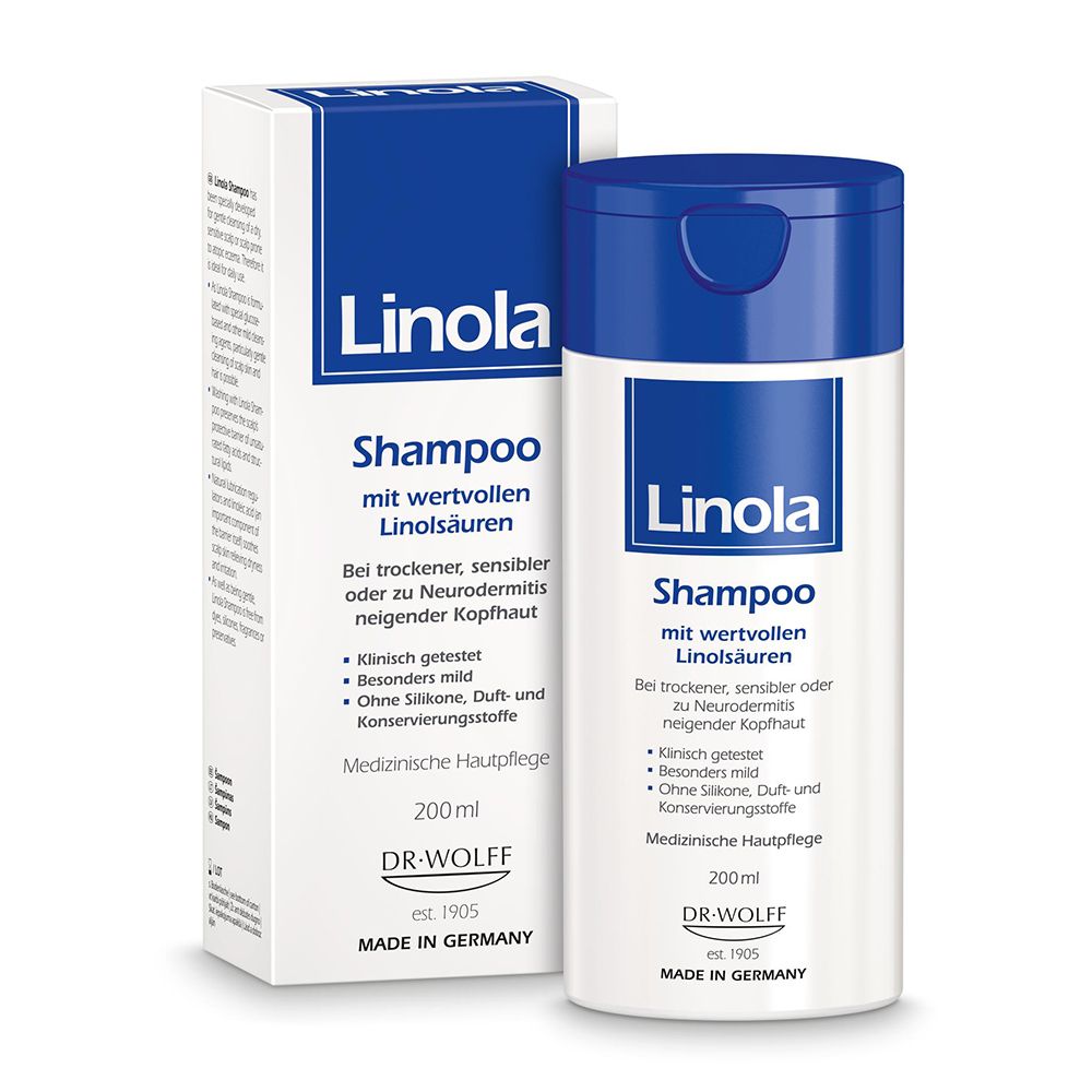 Linola Shampoo: Haarpflege für trockene, empfindliche oder zu Neurodermitis neigende Kopfhaut