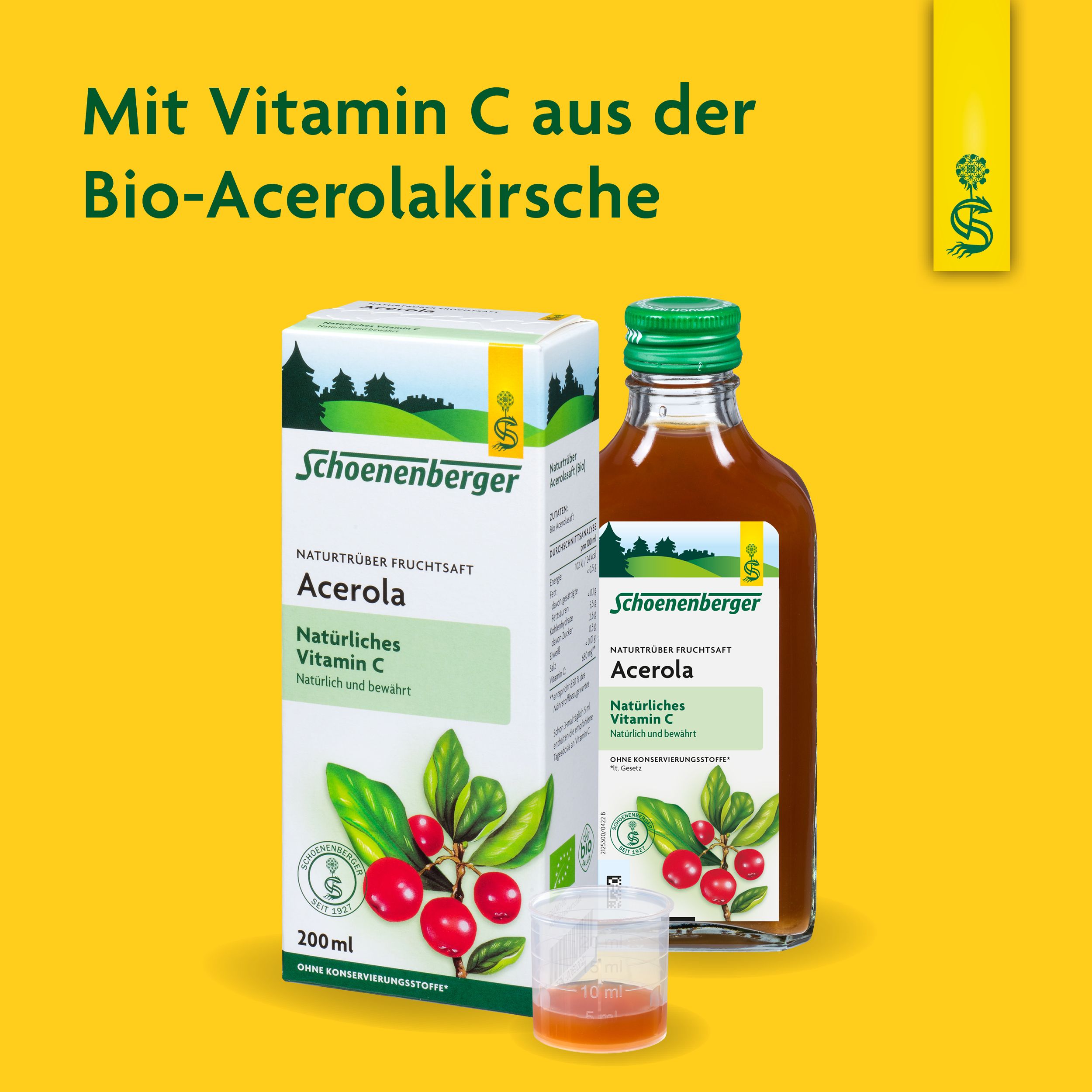 Schoenenberger® Acerola naturtrüber Fruchtsaft