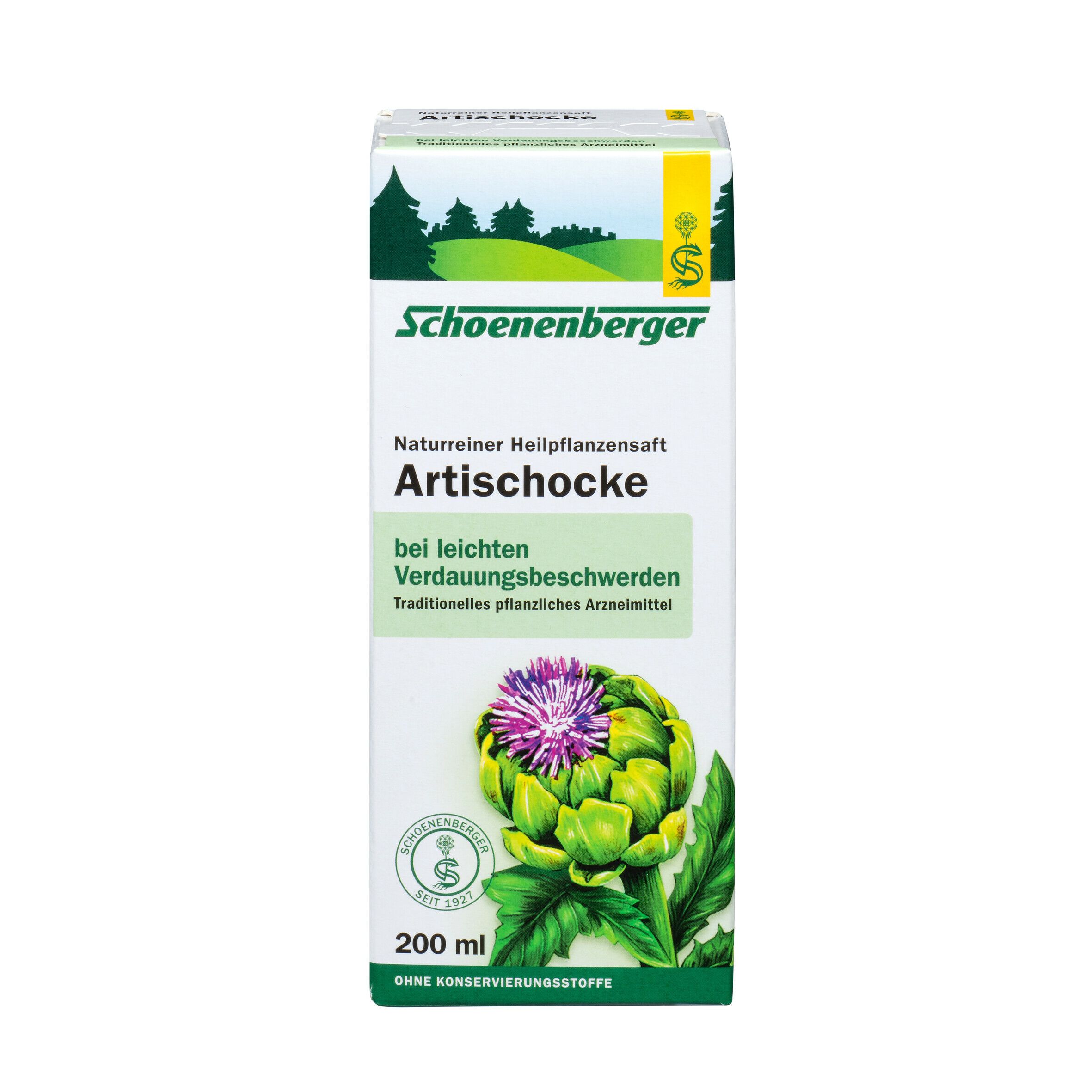 Schoenenberger® naturreiner Heilpflanzensaft Artischocke