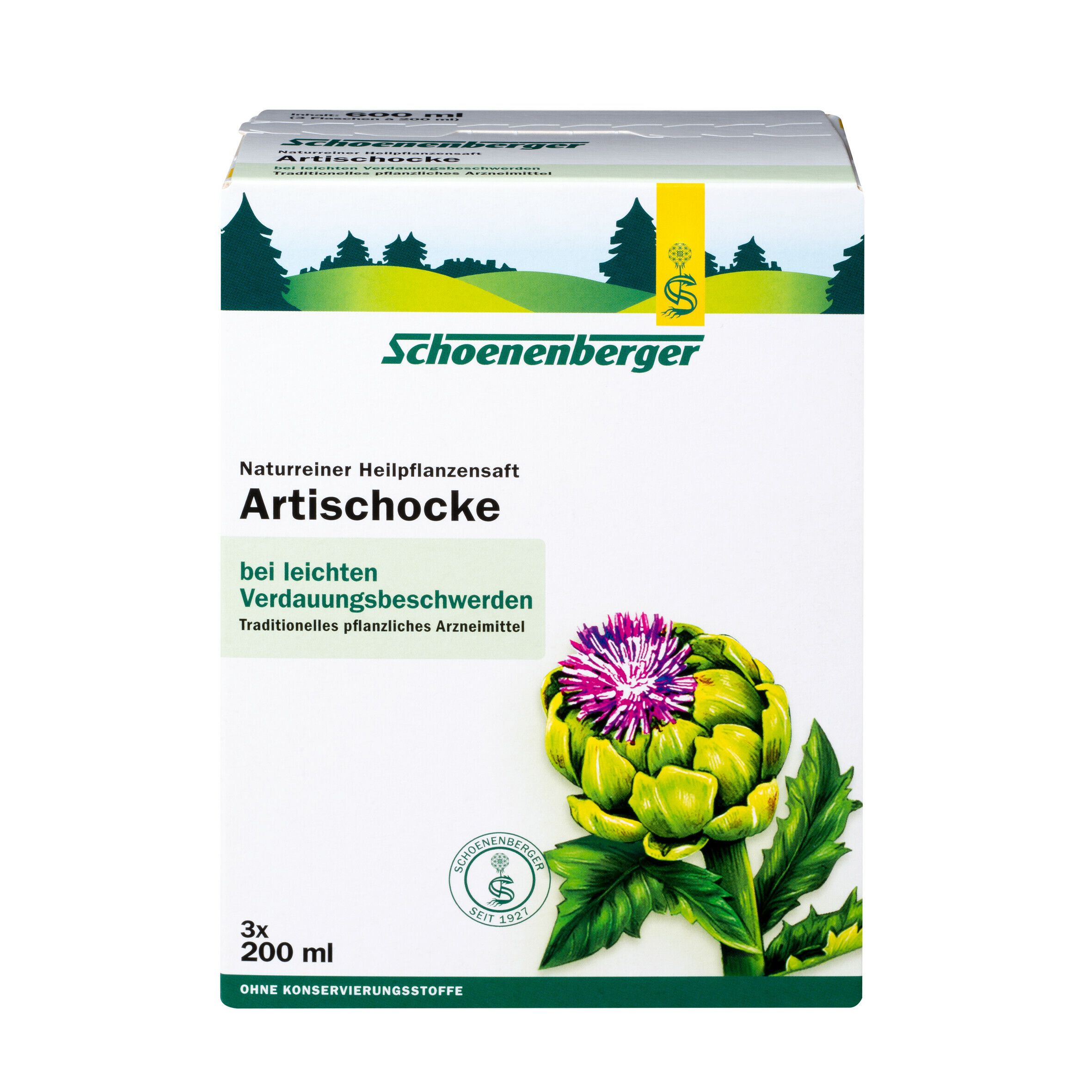 Schoenenberger® naturreiner Heilpflanzensaft Artischocke