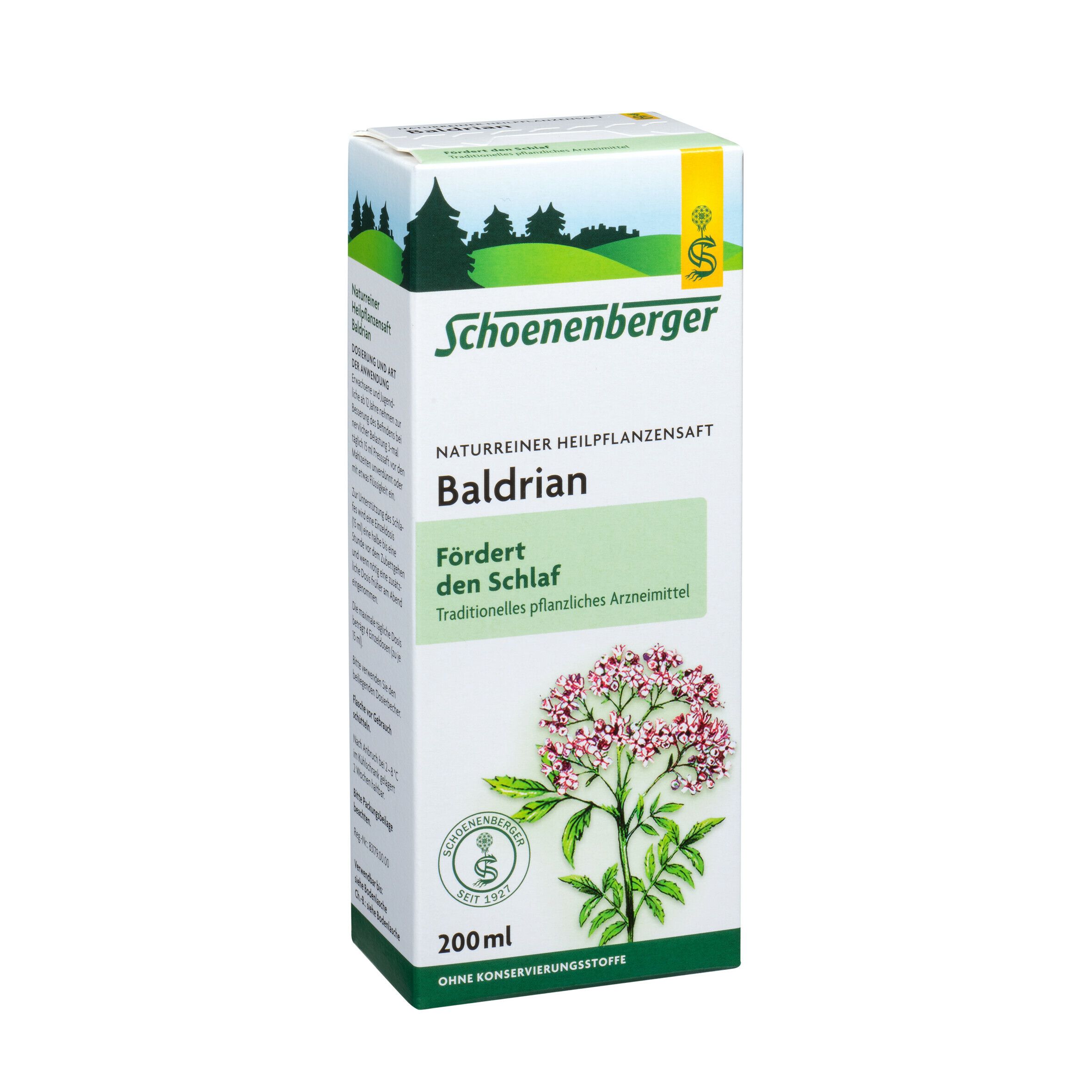 Schoenenberger® naturreiner Heilpflanzensaft Baldrian