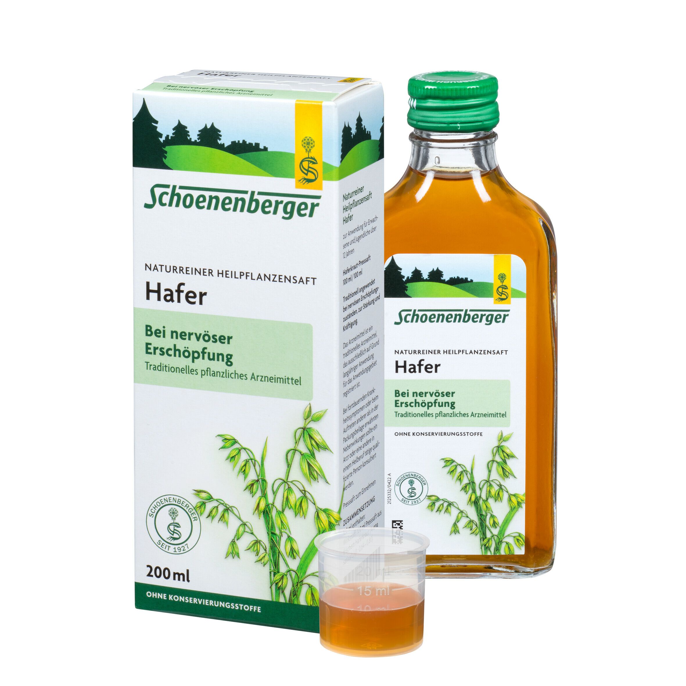 Schoenenberger® Hafer naturreiner Heilpflanzensaft Hafer