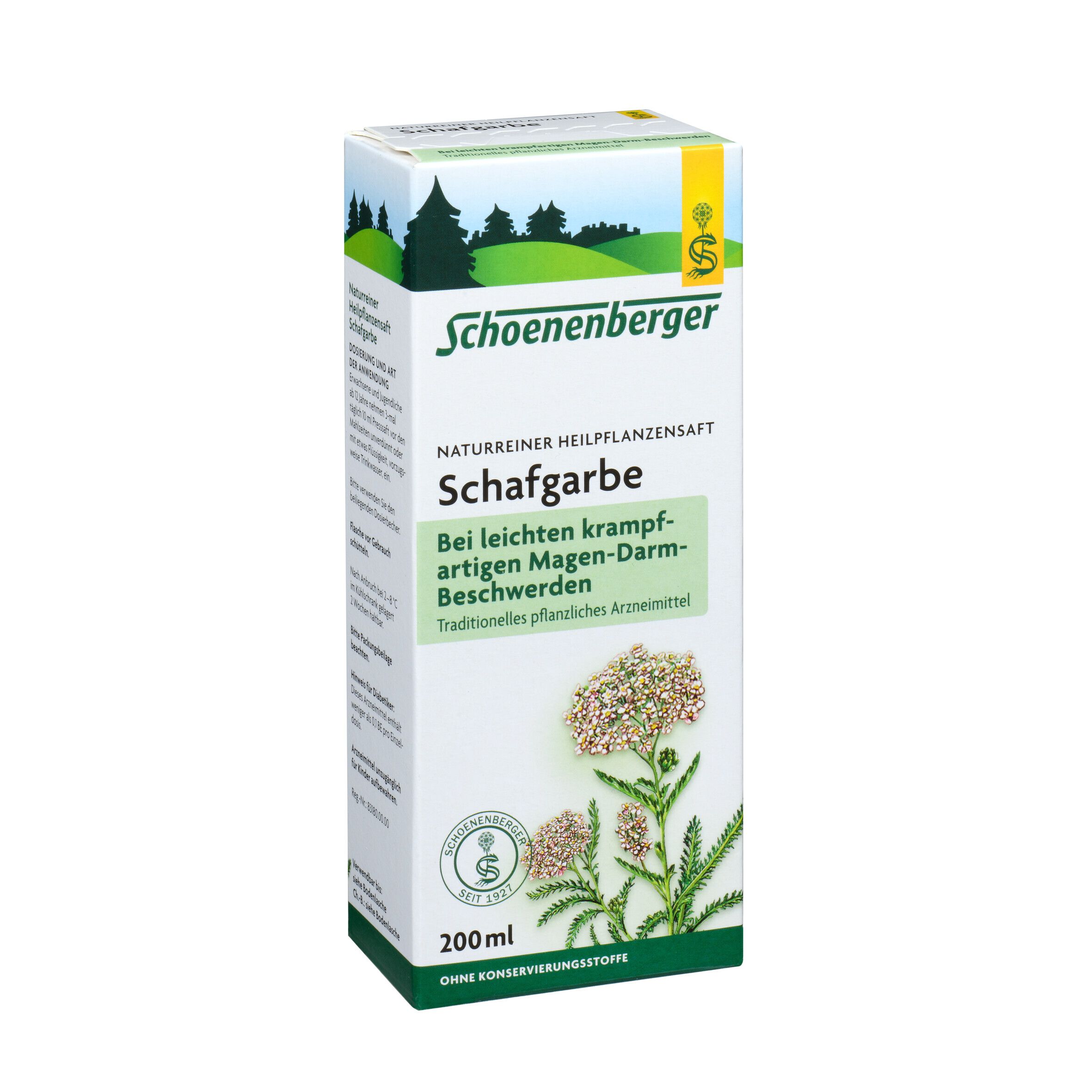 Schoenenberger® naturreiner Heilpflanzensaft Schafgarbe