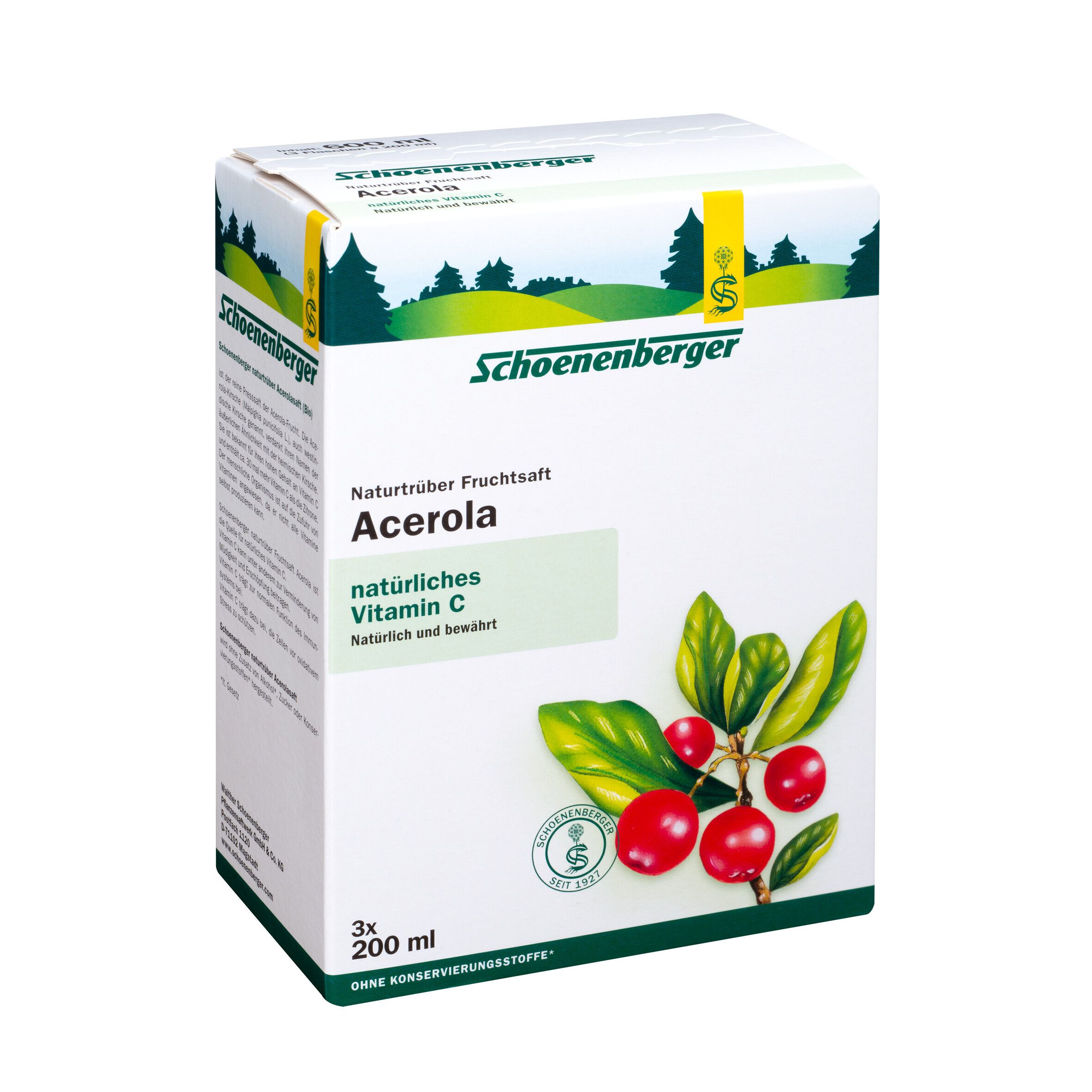 Schoenenberger® naturtrüber Fruchtsaft Acerola