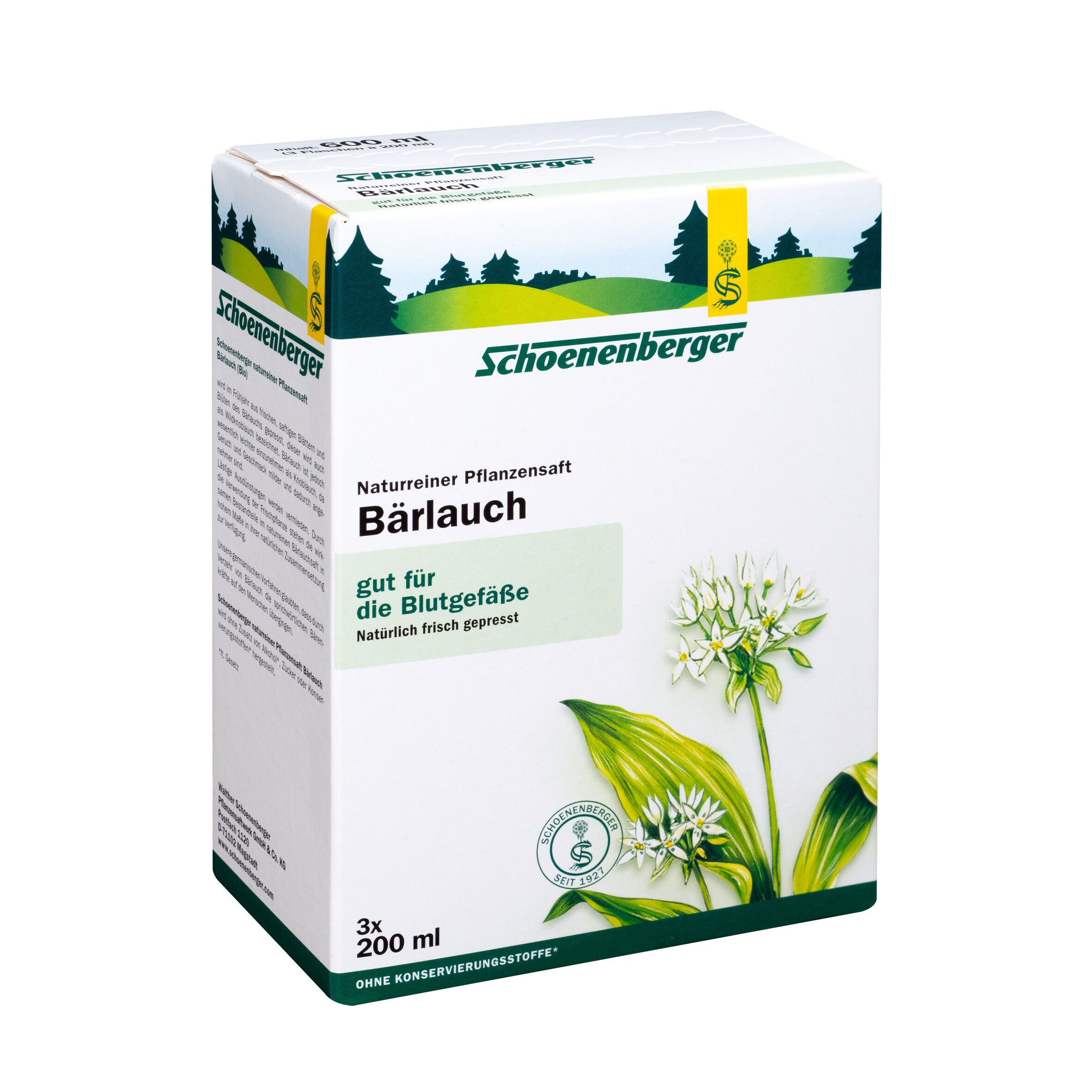 Schoenenberger® naturreiner Pflanzensaft Bärlauch