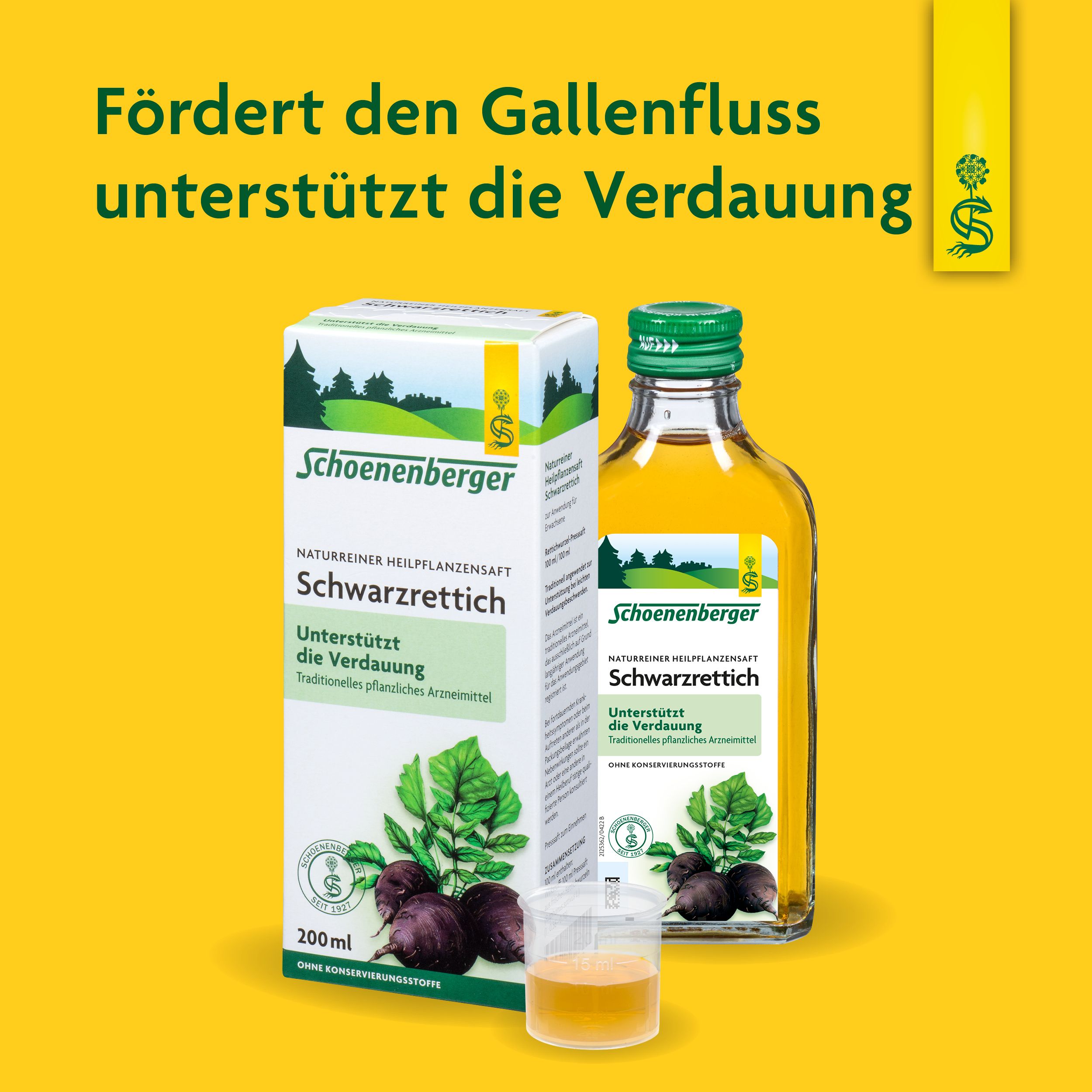 Schoenenberger® naturreiner Heilpflanzensaft Schwarzrettich