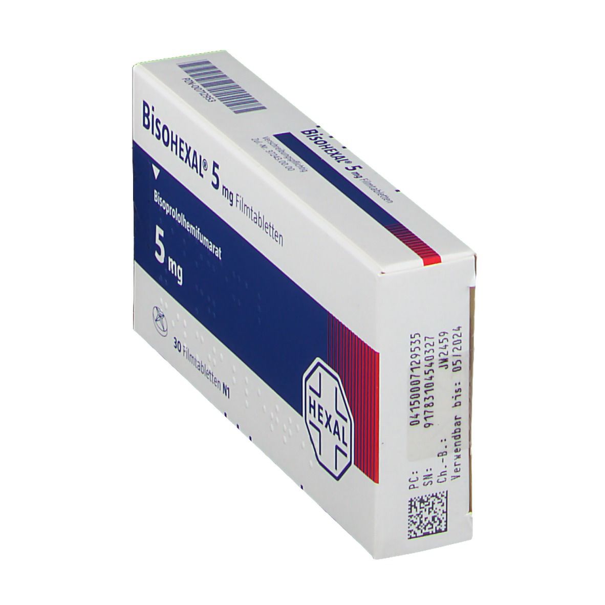 Bisohexal 5 mg Filmtabletten 30 St