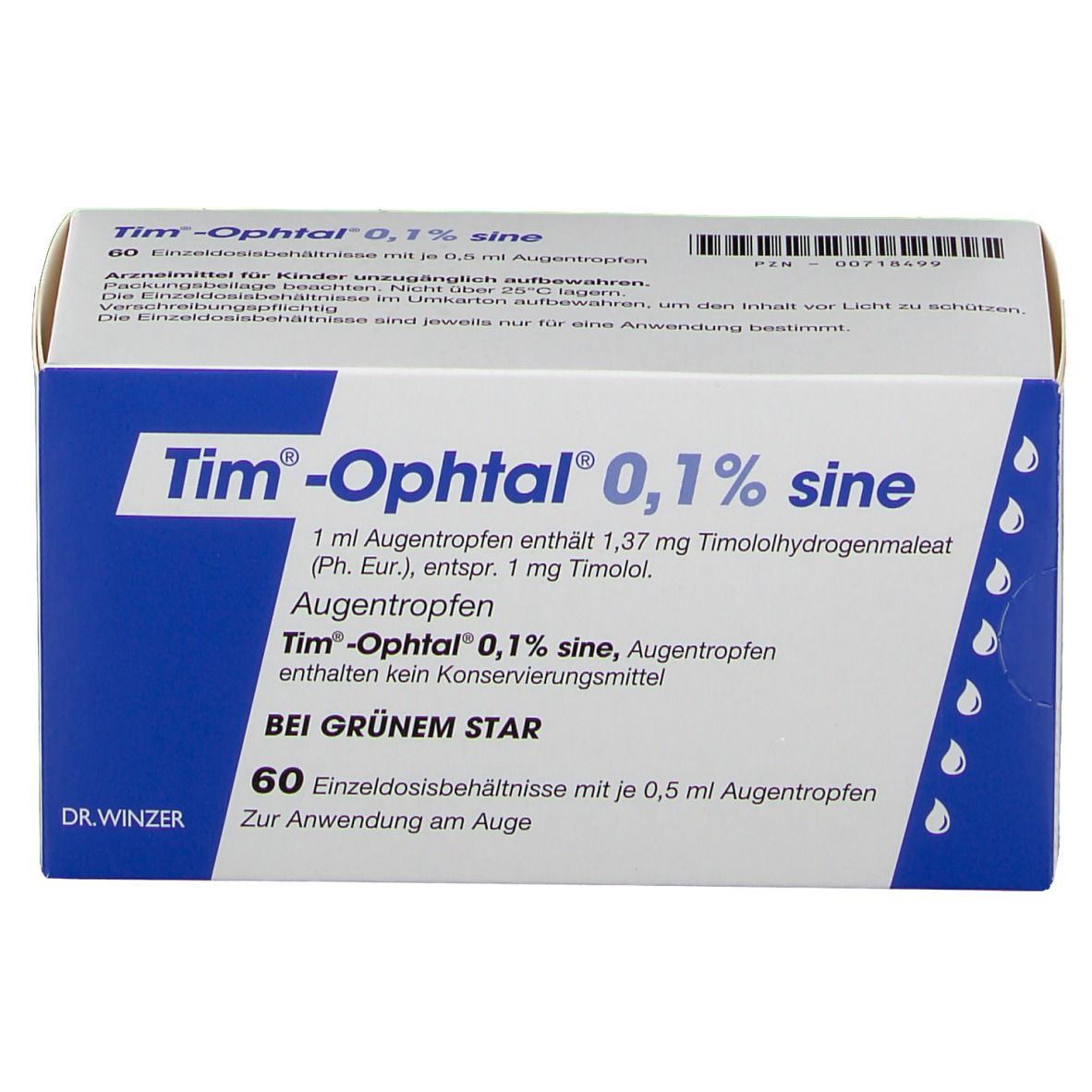 Tim®-Ophtal® 0,1 % sine