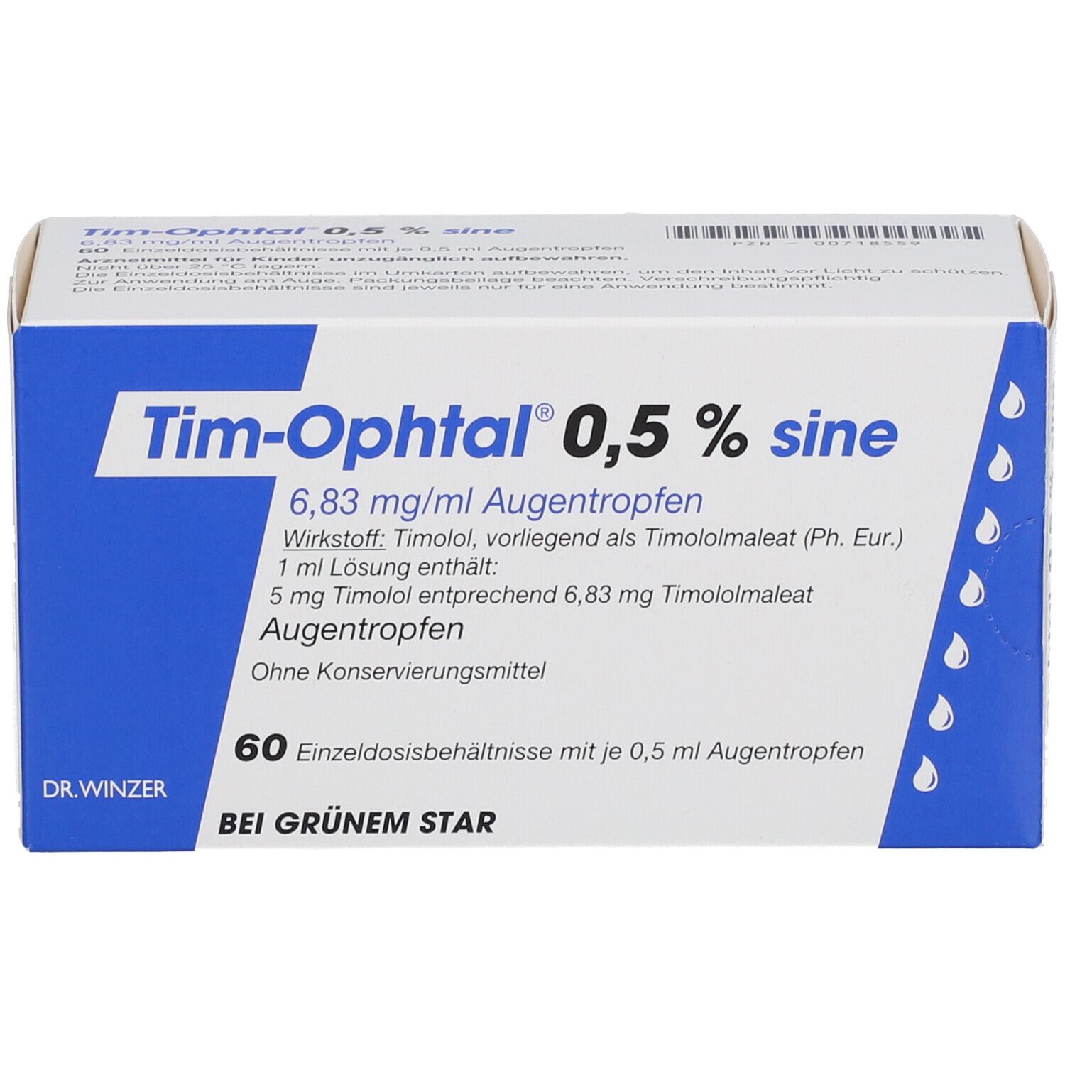 Tim®-Ophtal® 0,5 % sine