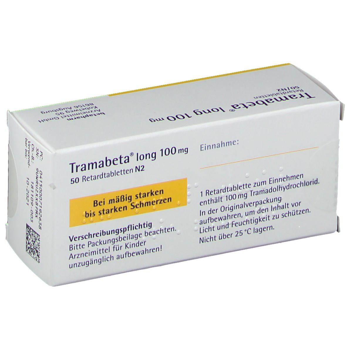 Tramabeta® long 100 mg