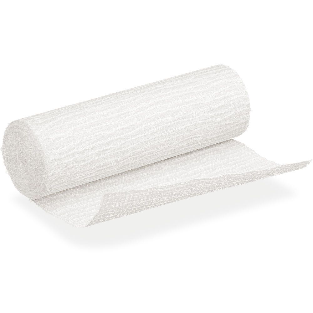 DracoElfi elatische Fisxierbinde 10 cm x 4 m cellophaniert