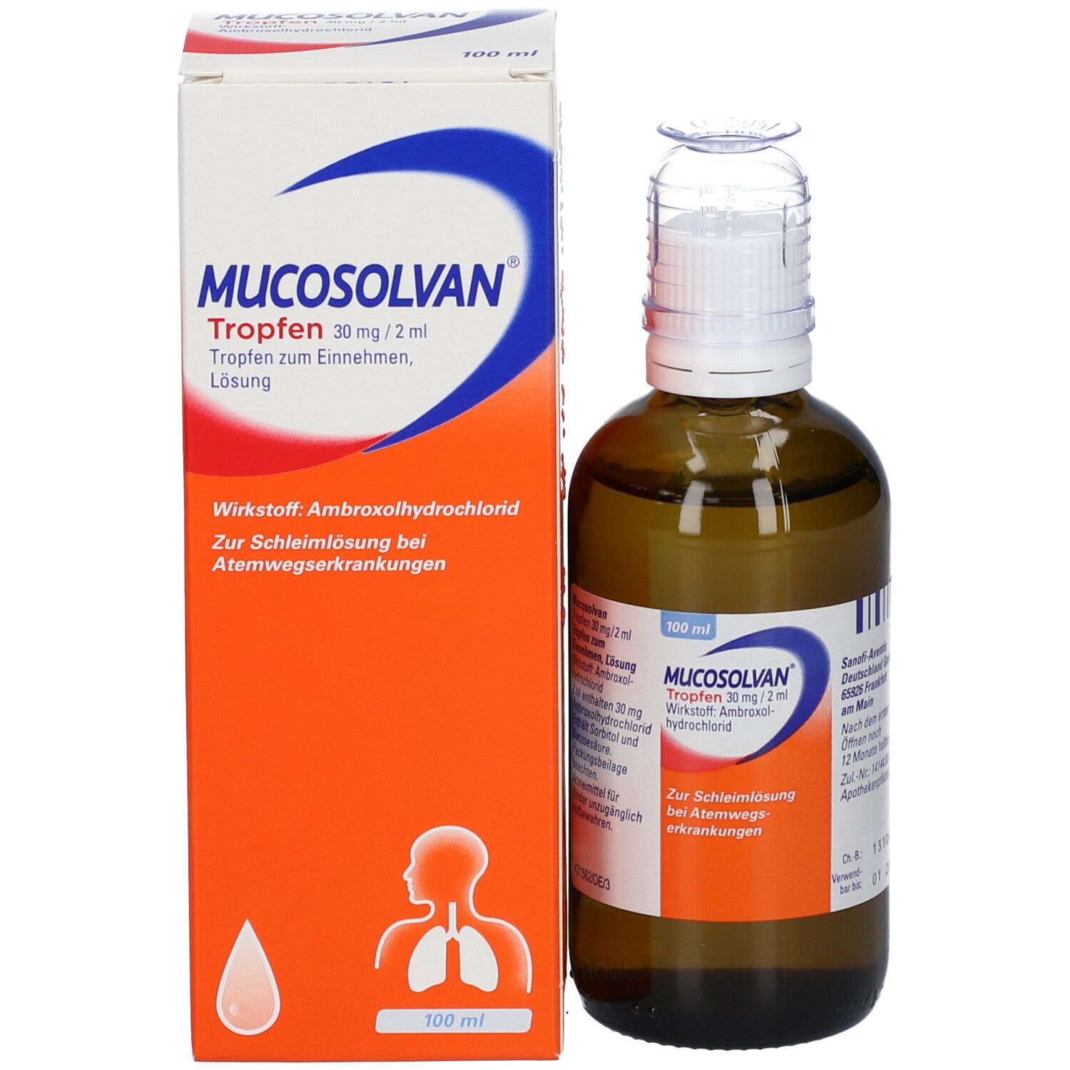 Mucosolvan® Husten-Tropfen 30mg / 2ml Schleimlöser