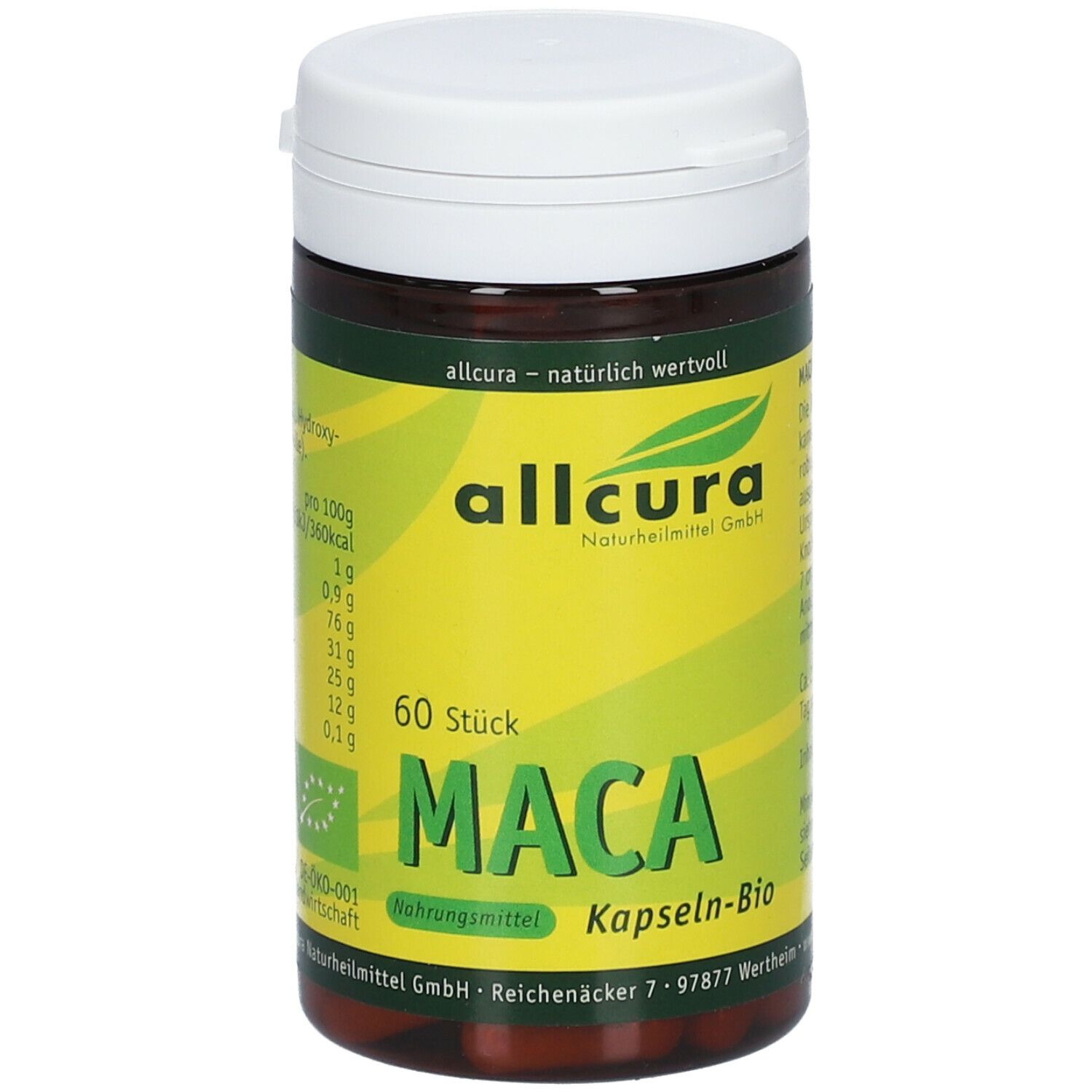 Maca Kapseln 500 mg