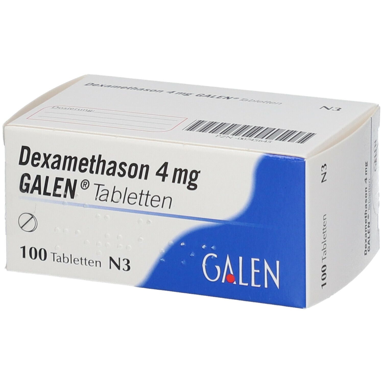 Dexamethason 4 mg GALEN® 100 St mit dem E-Rezept kaufen - Shop Apotheke